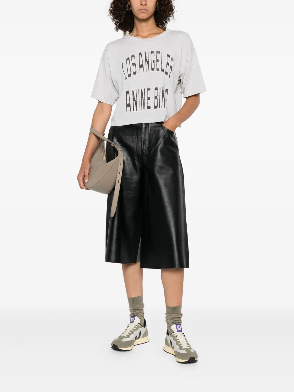 Anine Bing T-SHIRT Grigio