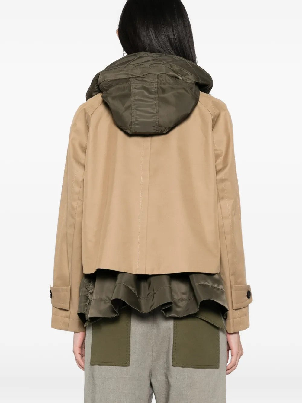 Sacai CAPPOTTI E PIUMINI Bianco