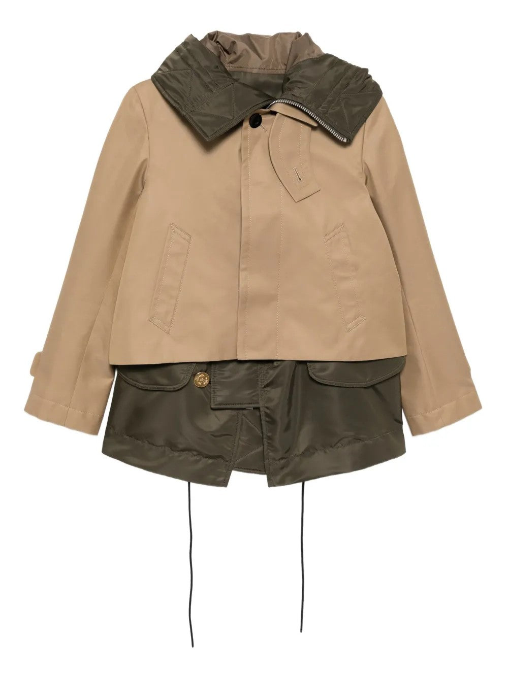 Sacai CAPPOTTI E PIUMINI Bianco