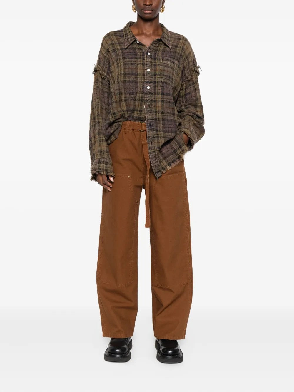 Sacai PANTALONI Marrone