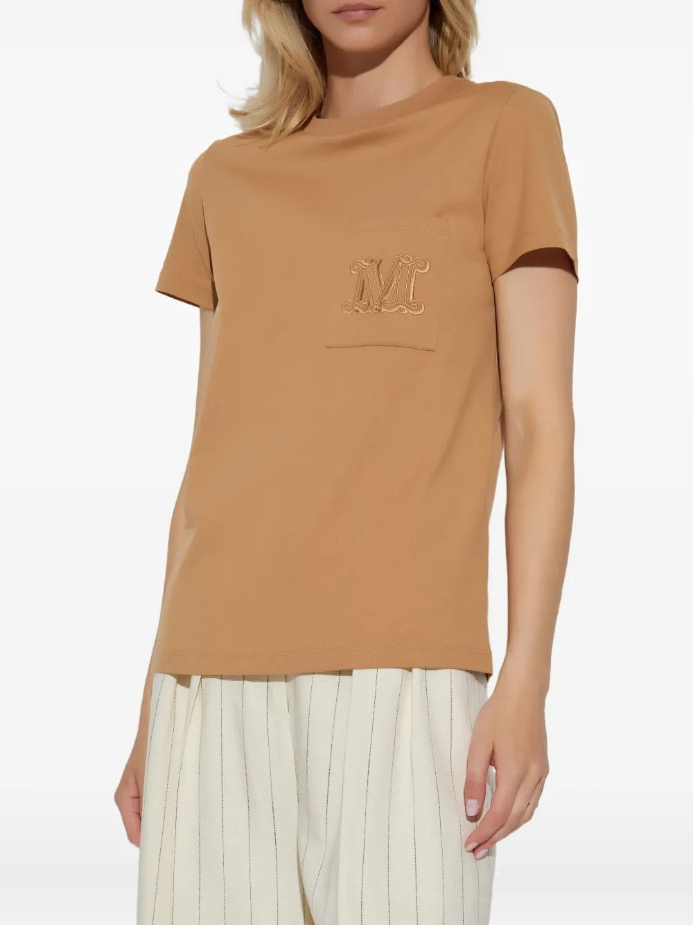 Max Mara T-SHIRT Marrone