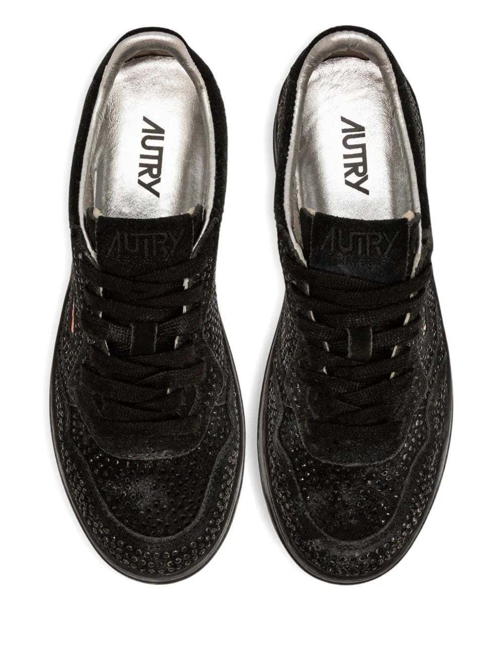 Sneakers Autry Medalist Low: Pelle, Strass e Comfort