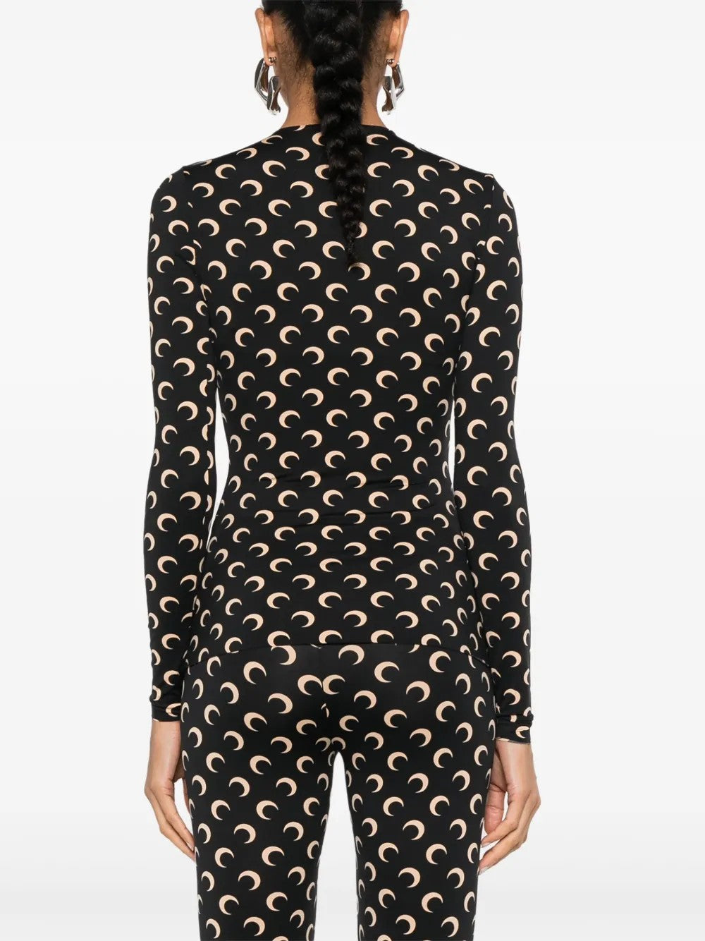 Marine Serre TOP Nero