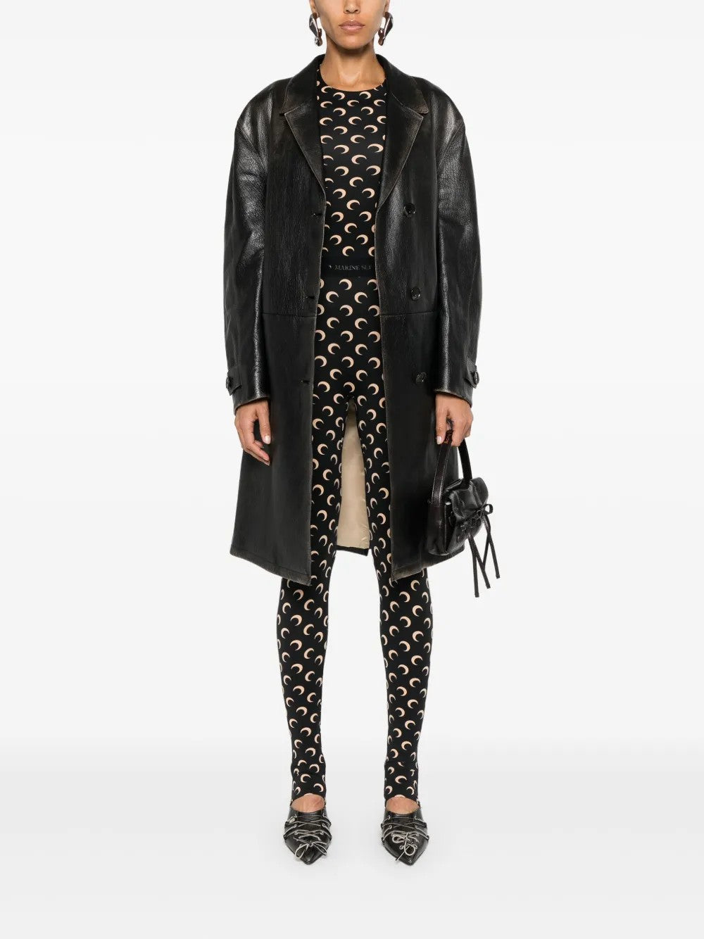 Marine Serre TOP Nero