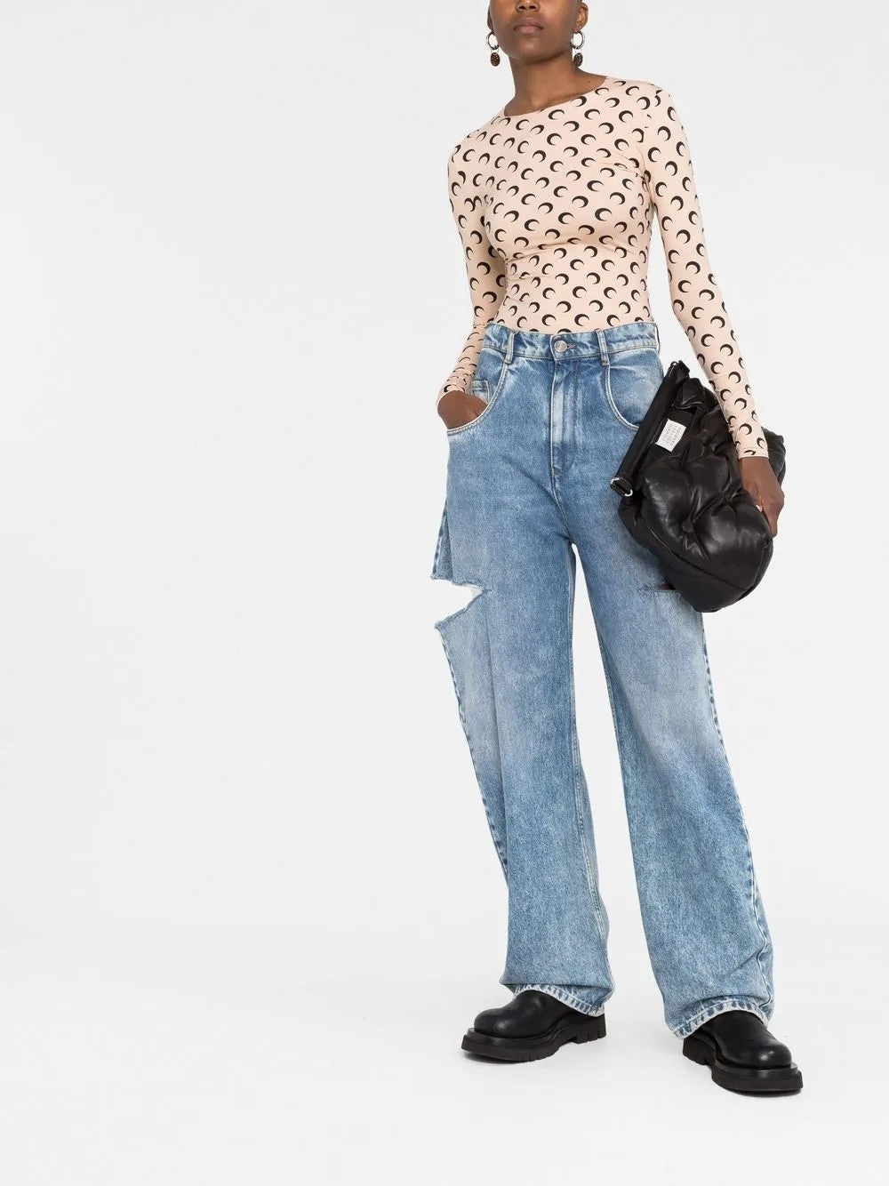 Marine Serre TOP Beige