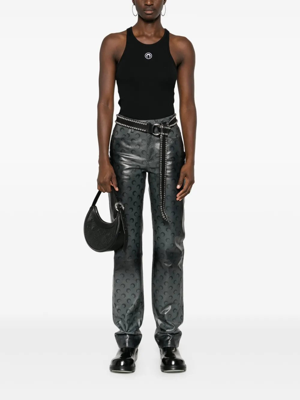 Marine Serre TOP Nero