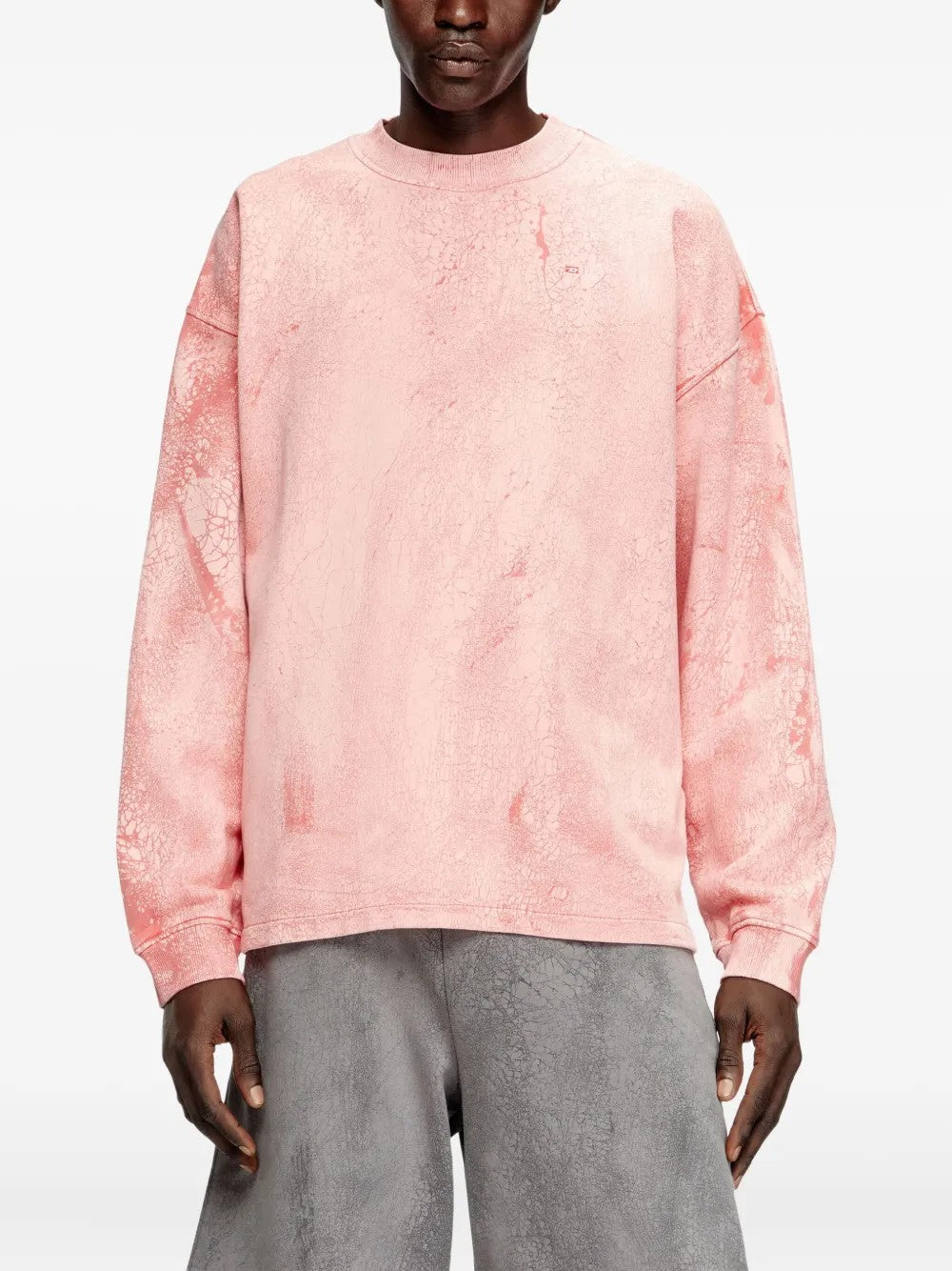 Felpa Diesel Rosa Felpa Diesel Fusco - Main Image