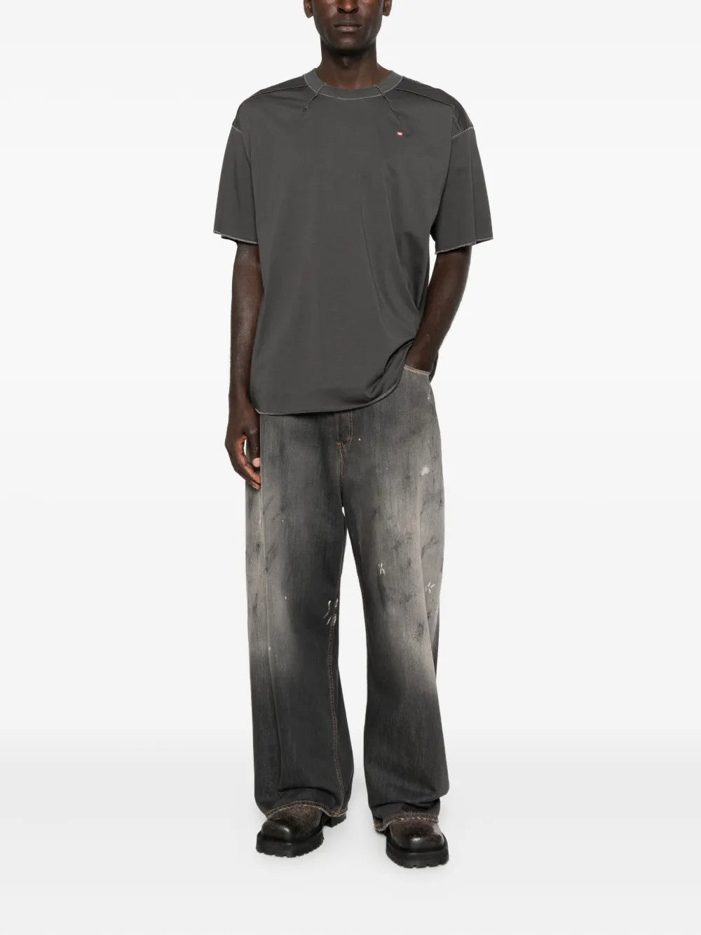 Diesel T-SHIRT Grigio