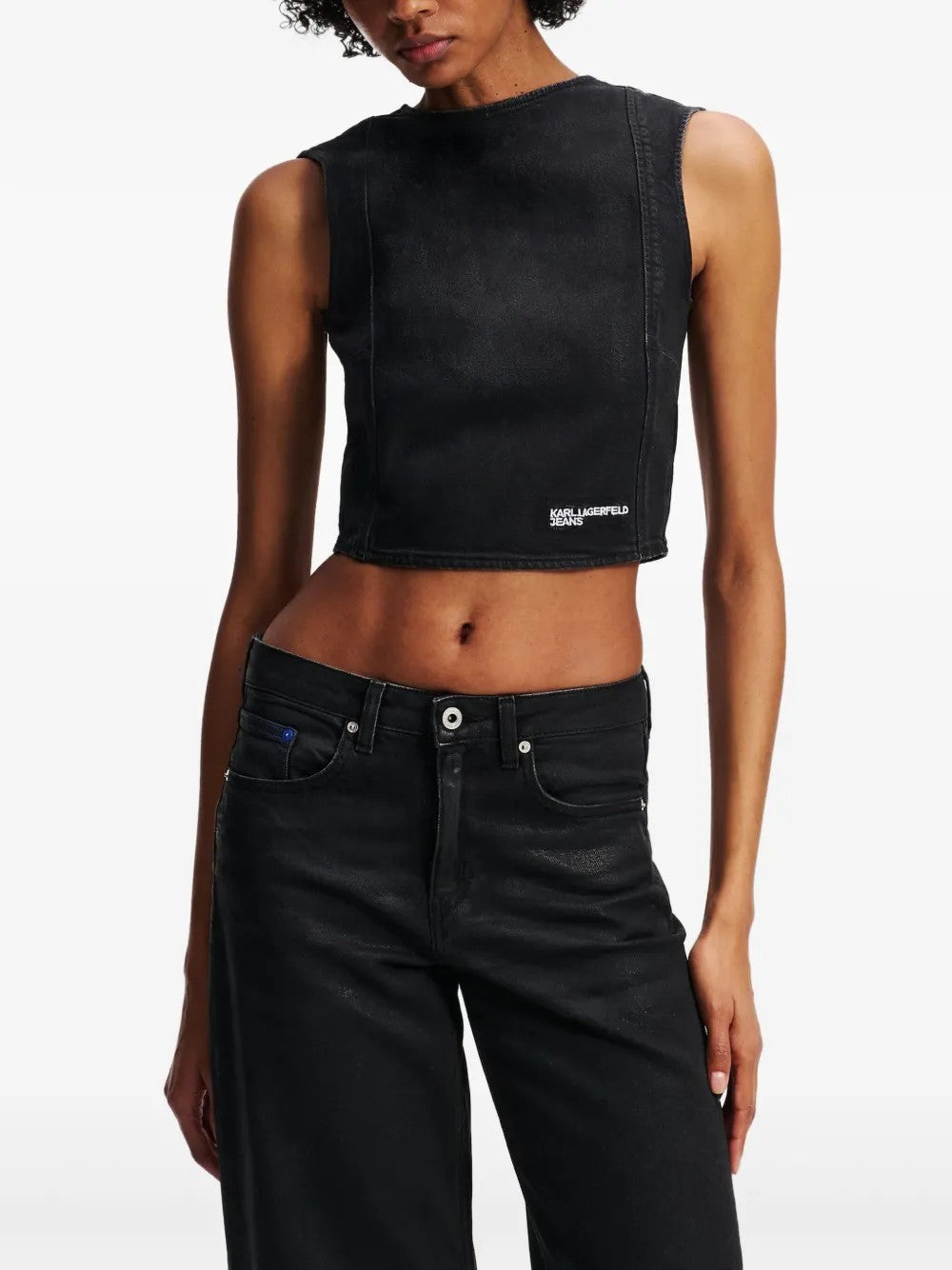 Karl Lagerfeld TOP Nero