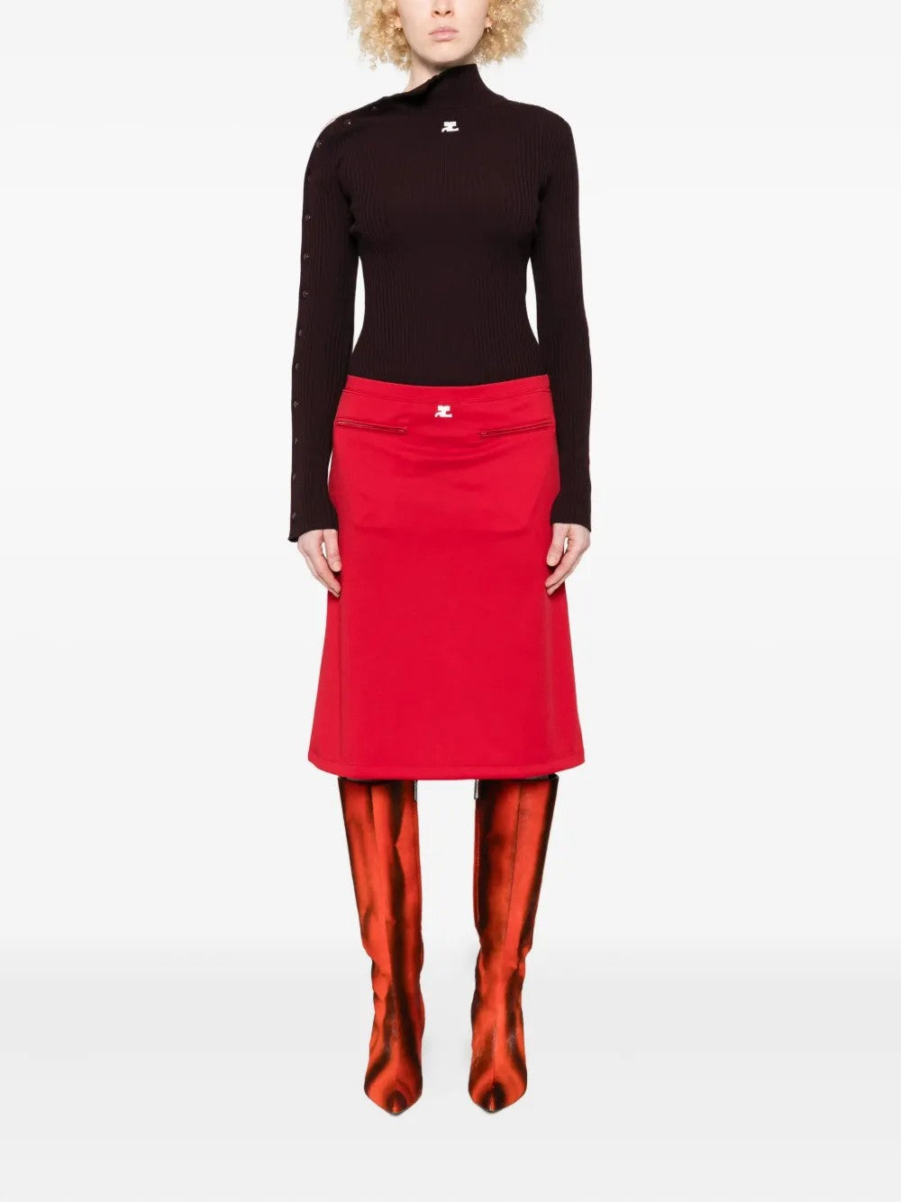 Courreges GONNE Rosso