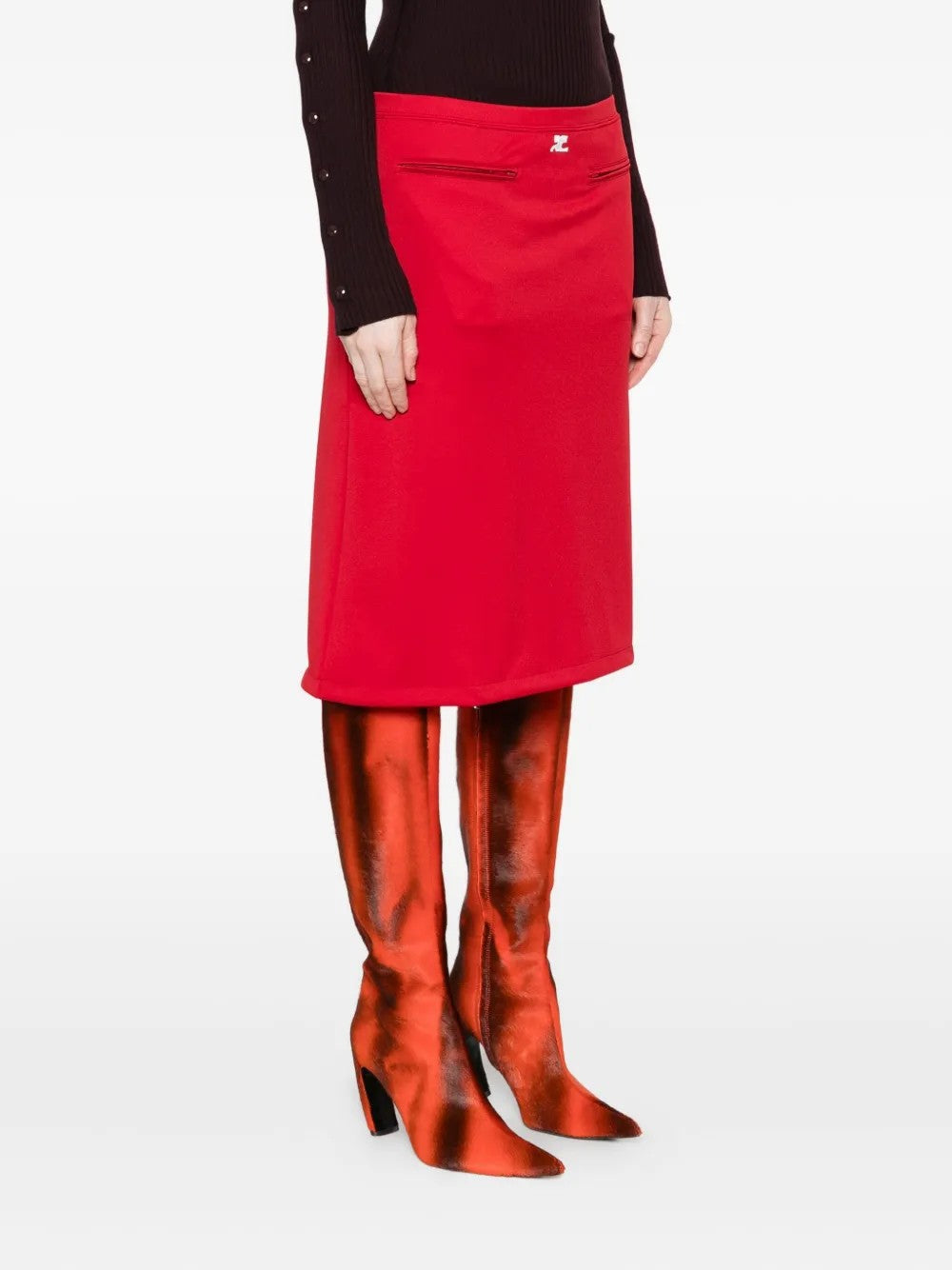 Courreges GONNE Rosso