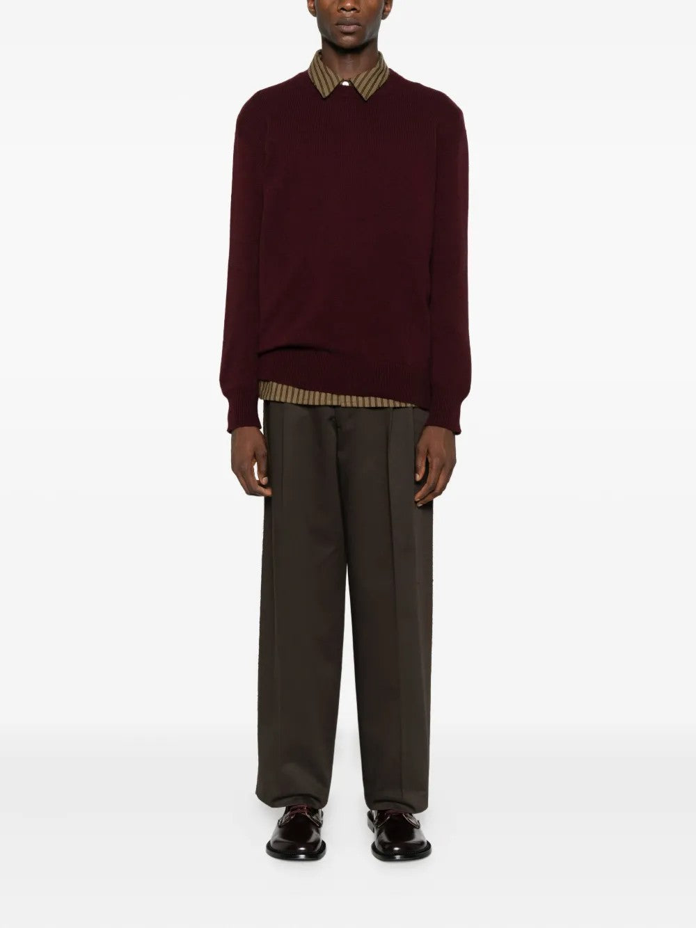 Amaranto PANTALONI Marrone