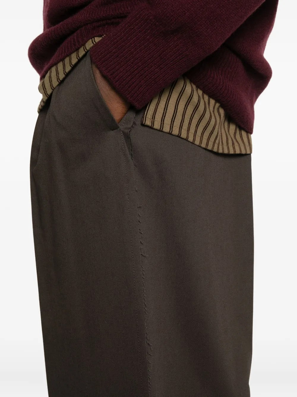 Amaranto PANTALONI Marrone