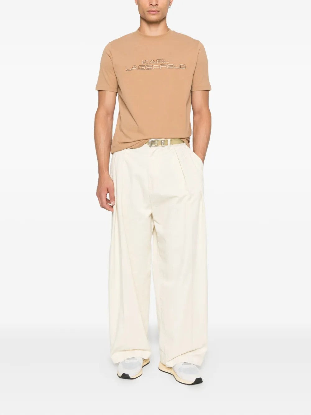 Karl Lagerfeld T-SHIRT Marrone