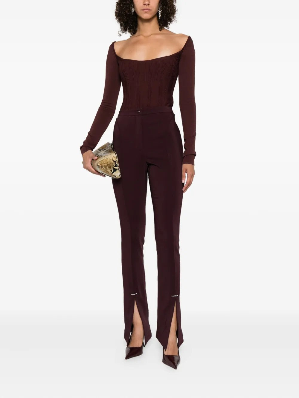 Mugler PANTALONI Viola