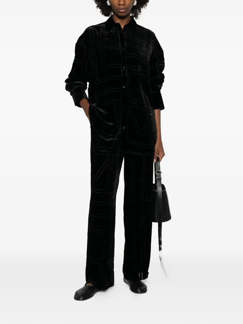 Toteme PANTALONI Nero