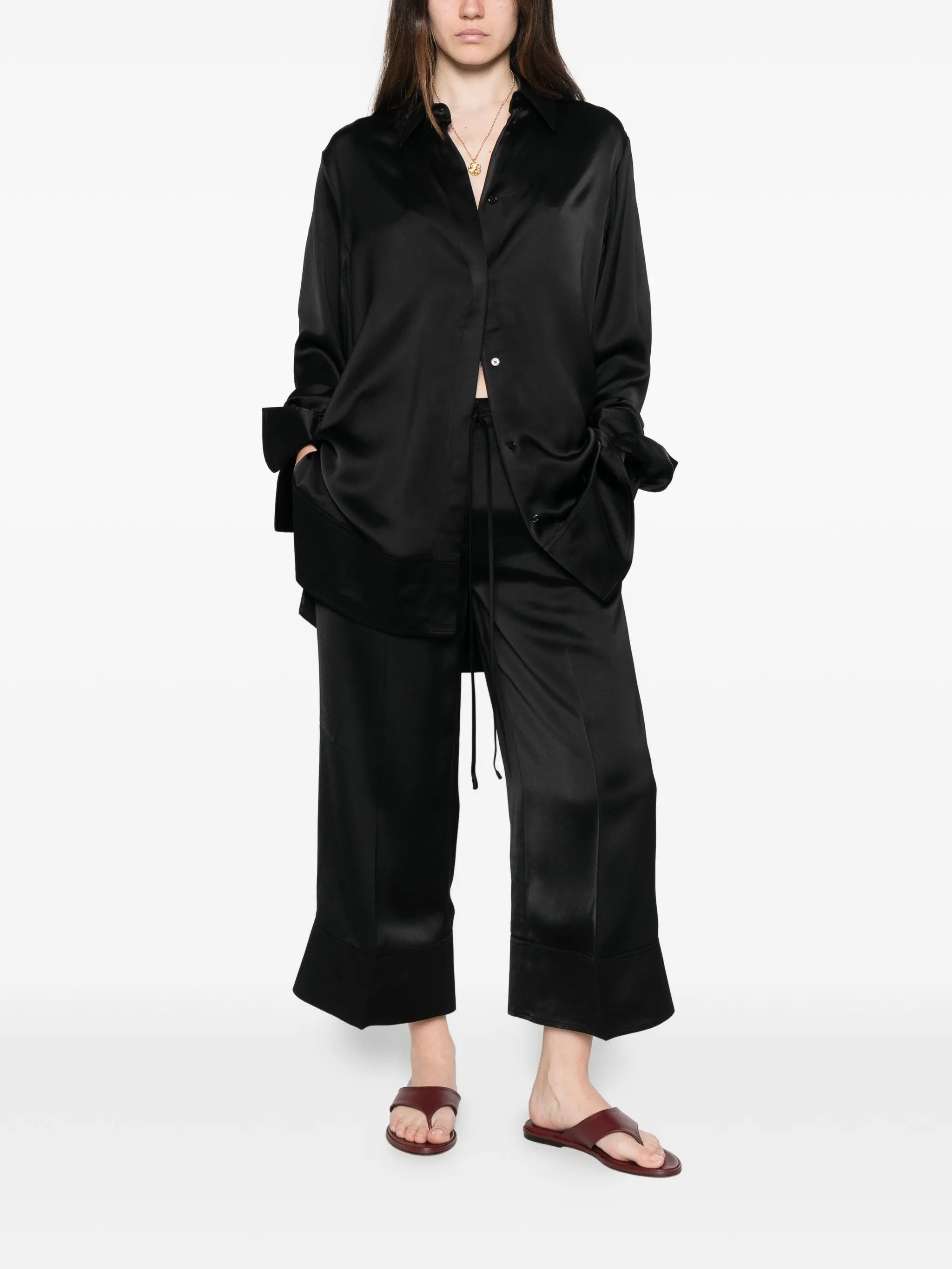 Toteme PANTALONI Nero