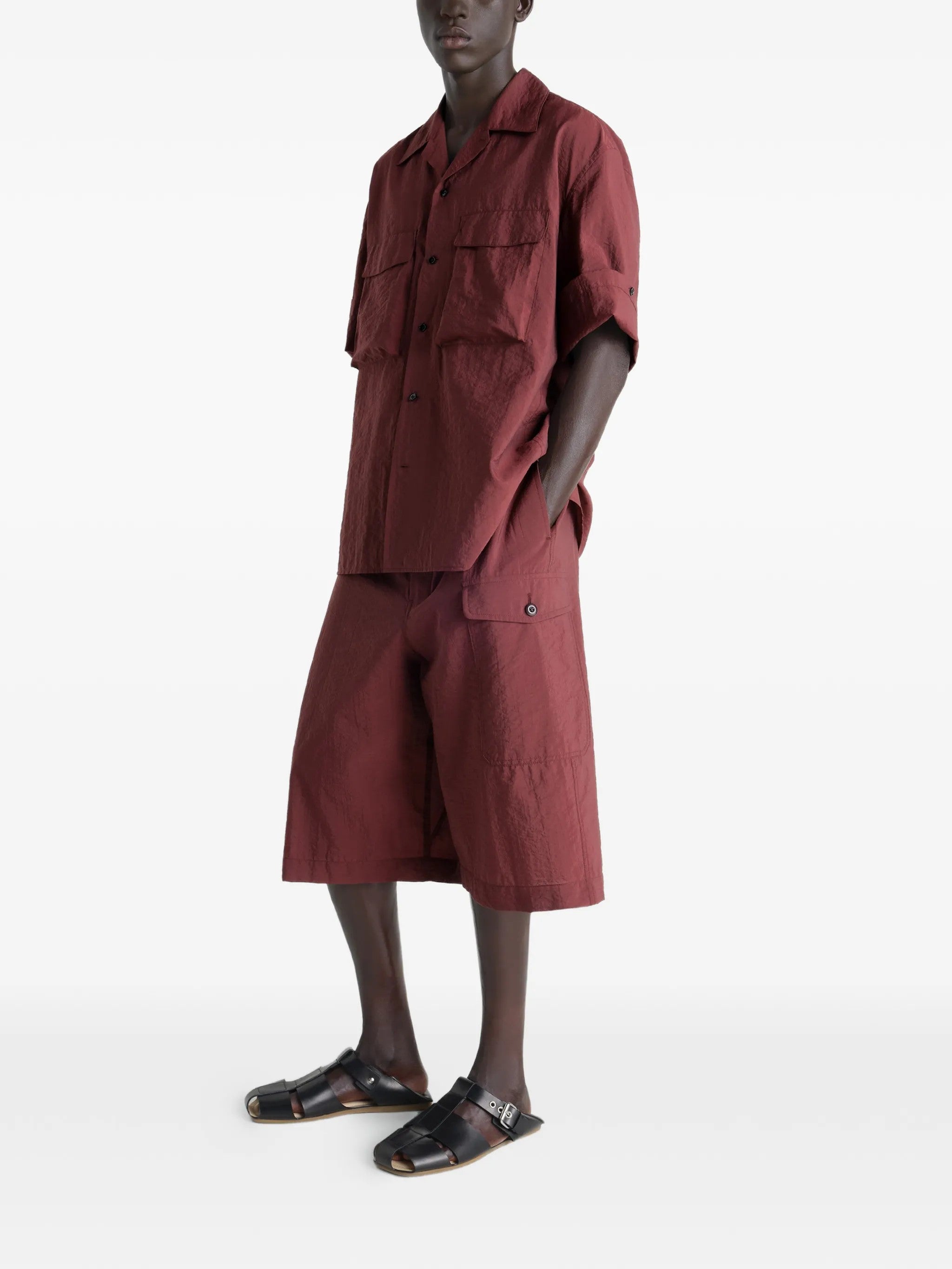 Lemaire PANTALONI Rosso