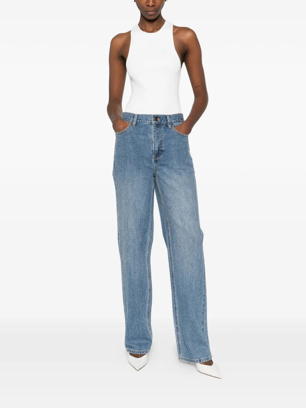 Self-portrait JEANS Blu