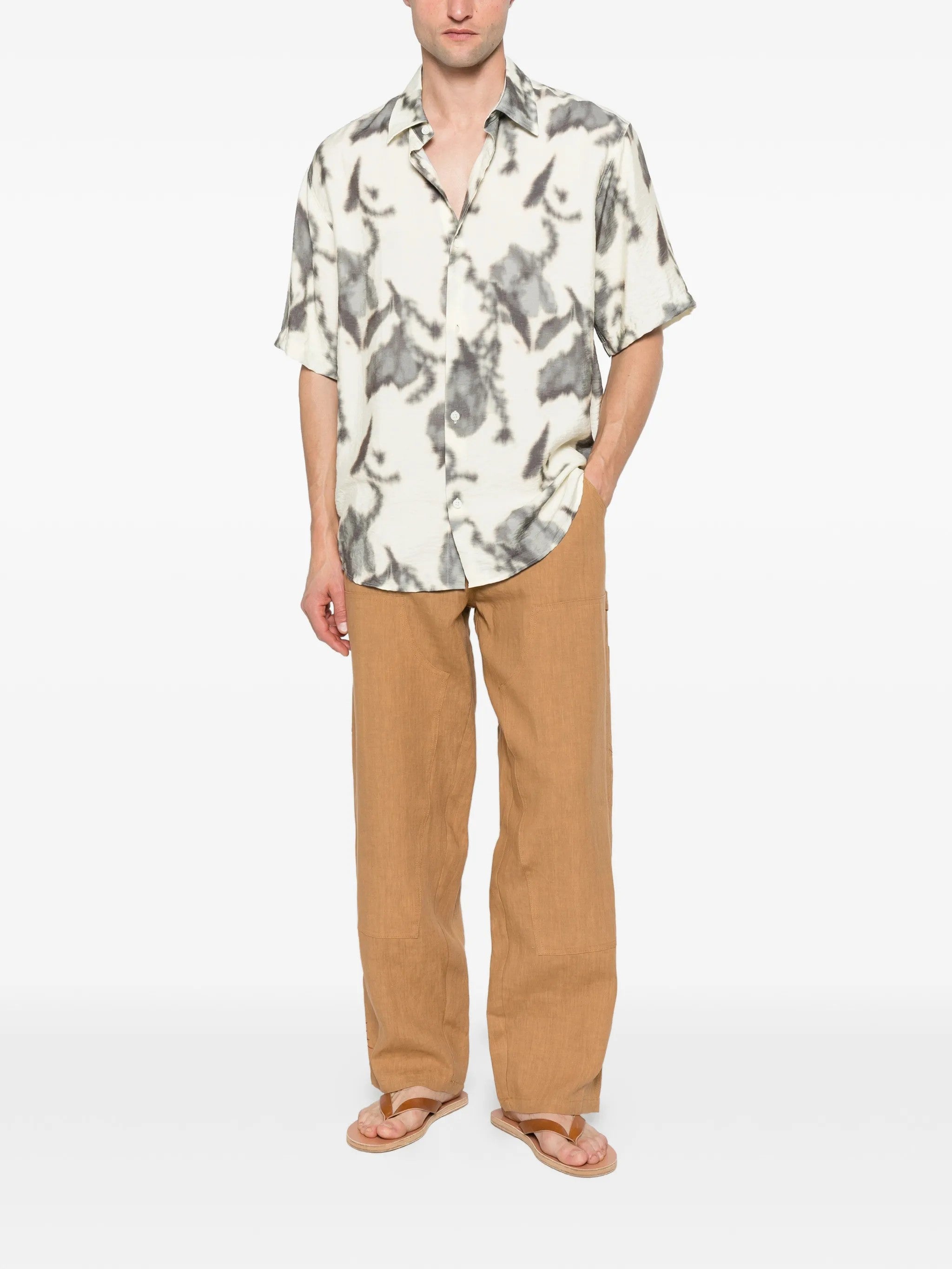 Amaranto PANTALONI Beige