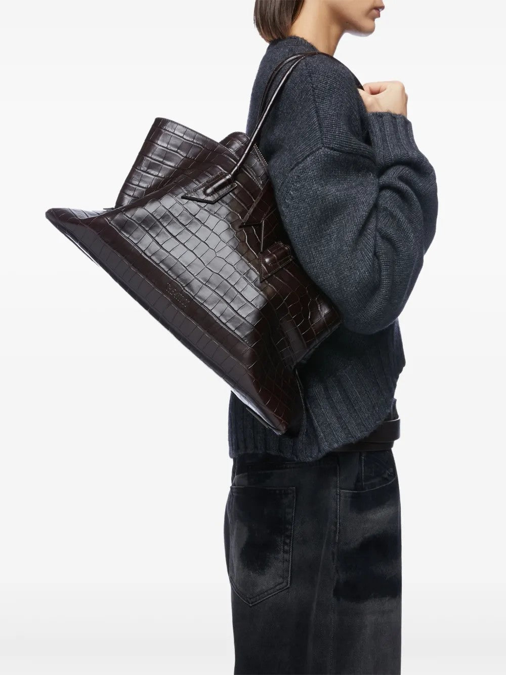 The Attico BORSE A MANO Marrone