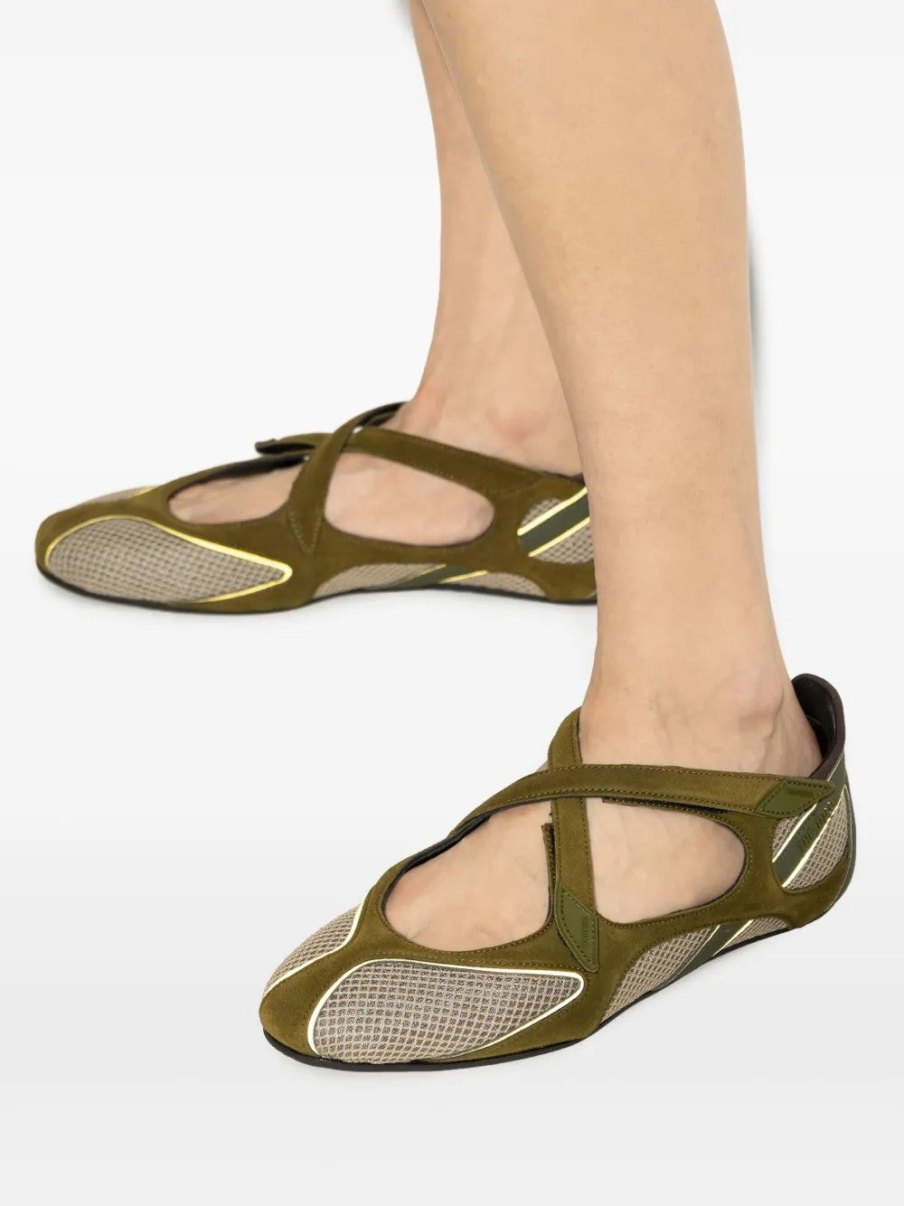 The Attico BALLERINE  Verde