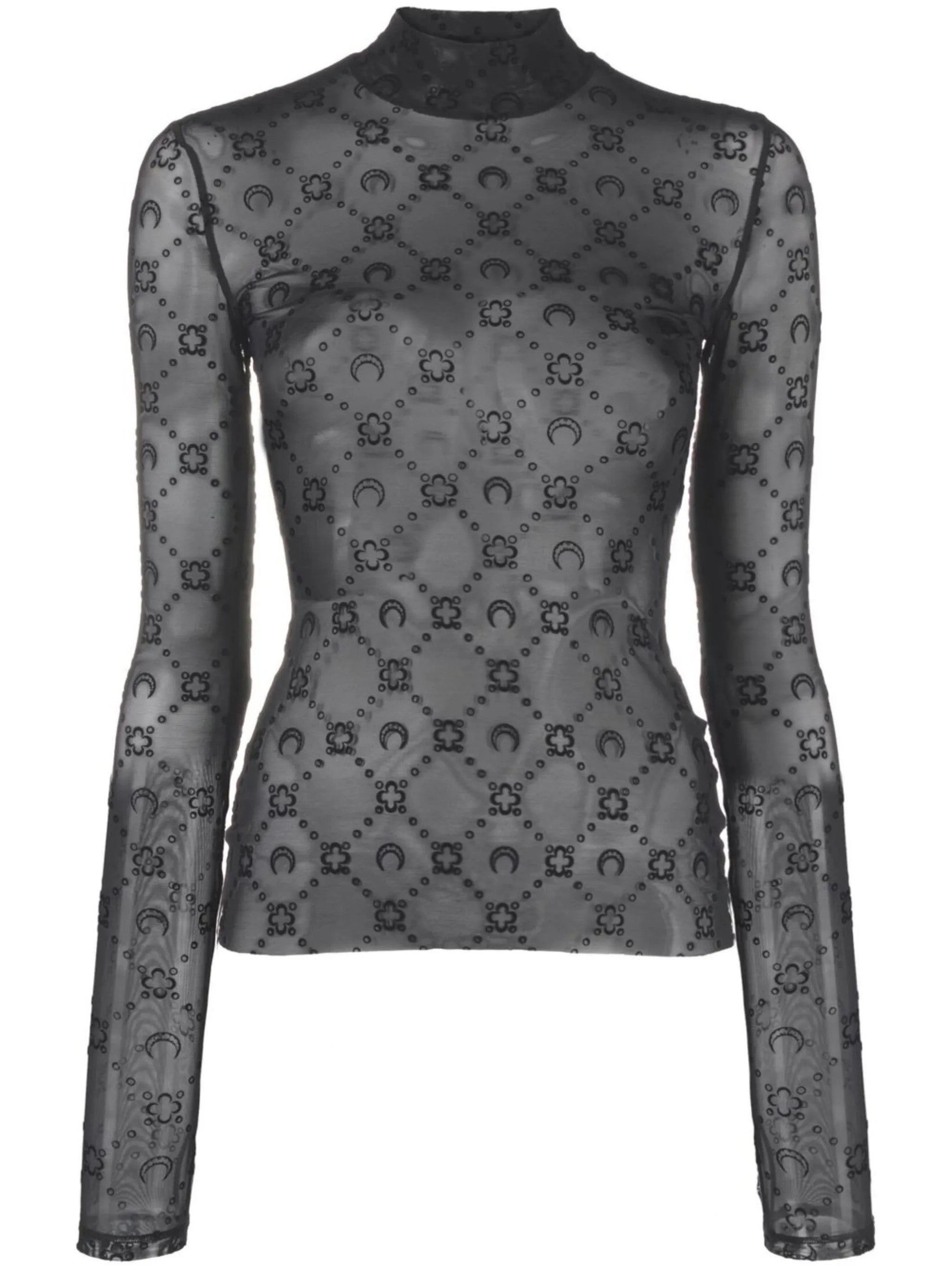 Marine Serre TOP Nero