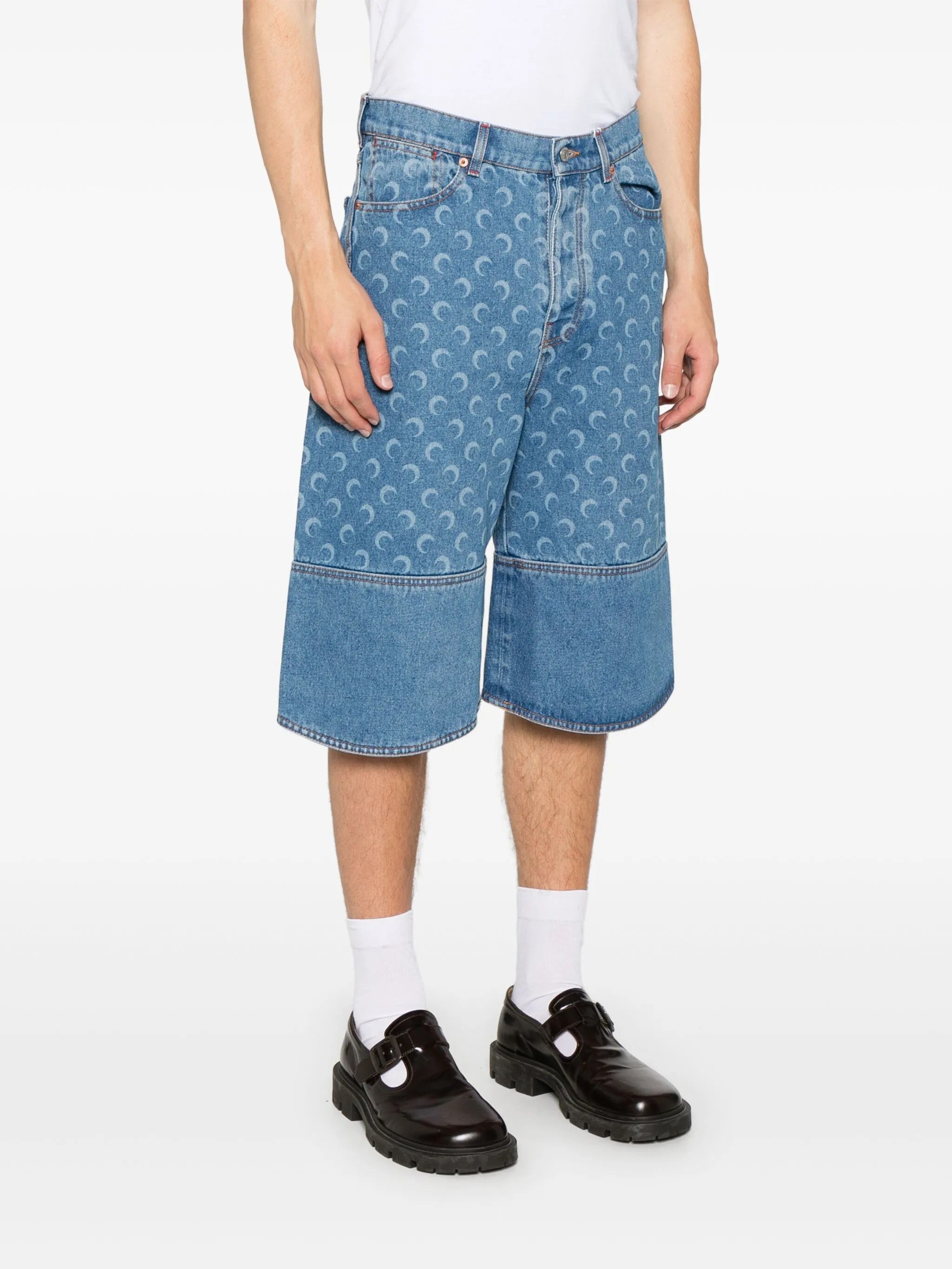 Marine Serre PANTALONI Blu
