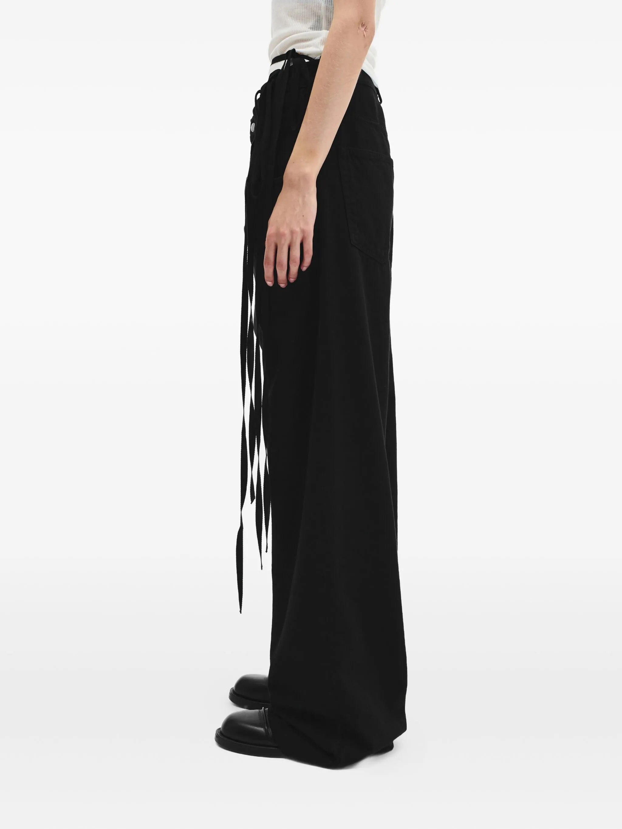 Ann Demeulemeester PANTALONI Nero