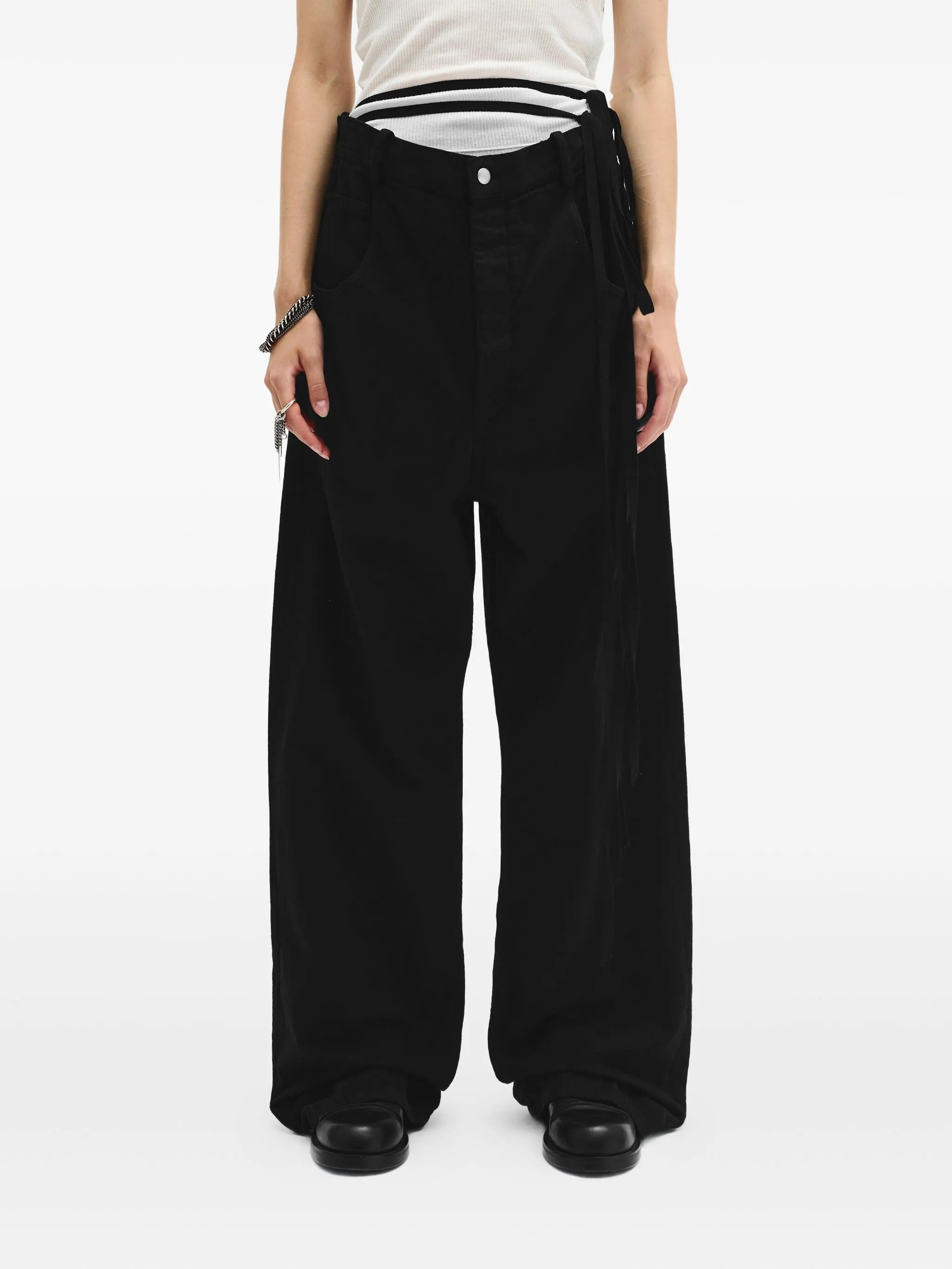 Ann Demeulemeester PANTALONI Nero