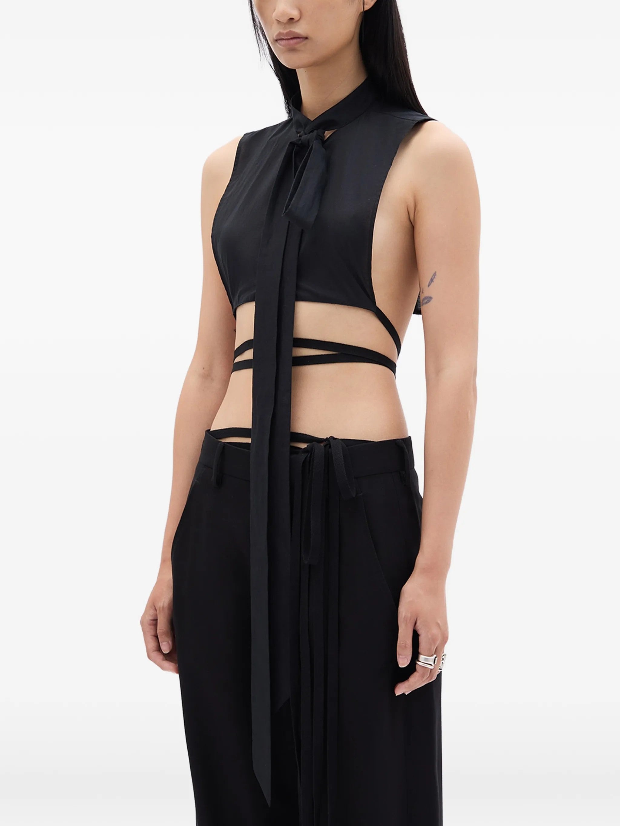 Ann Demeulemeester TOP Nero