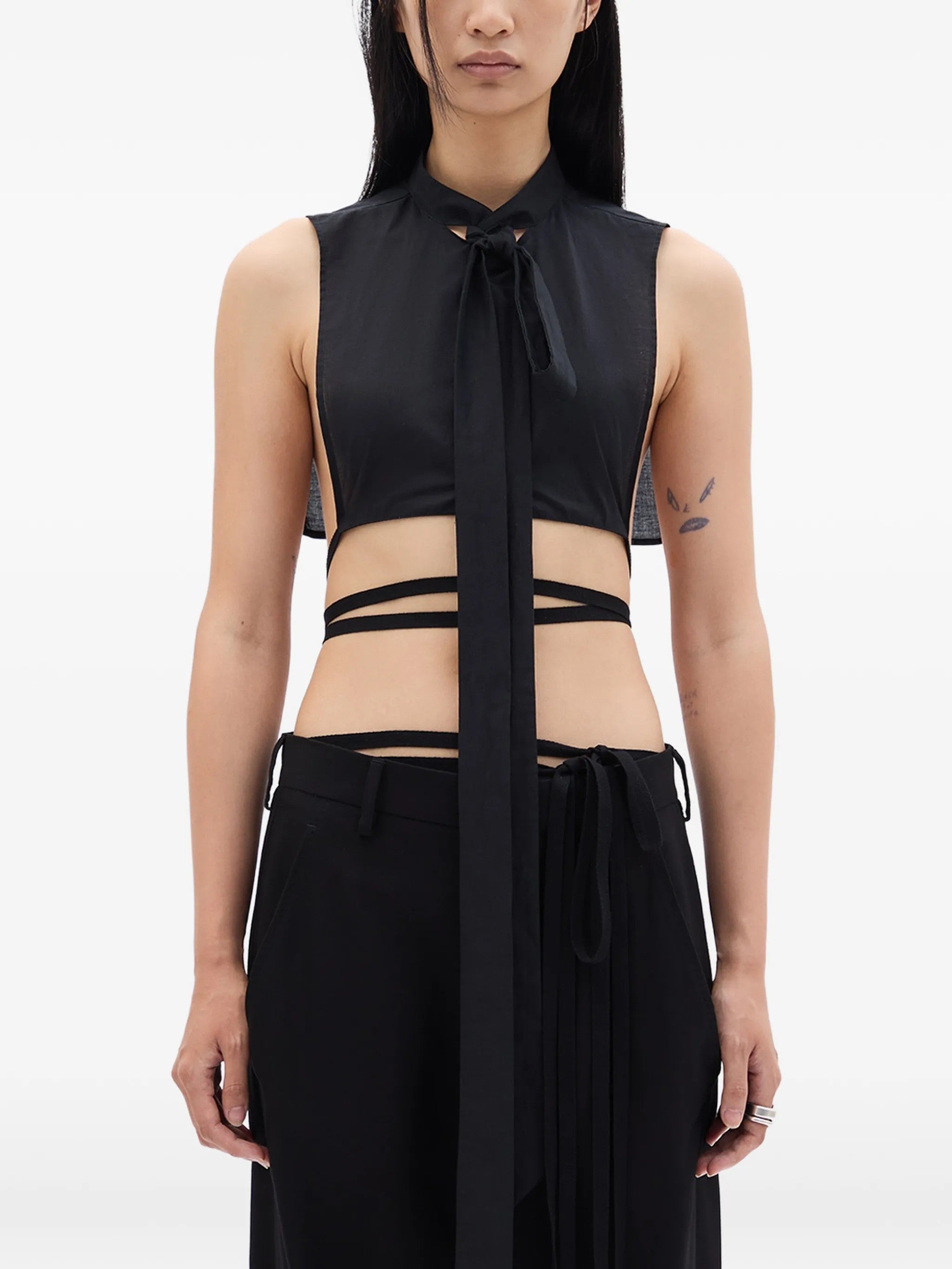 Ann Demeulemeester TOP Nero