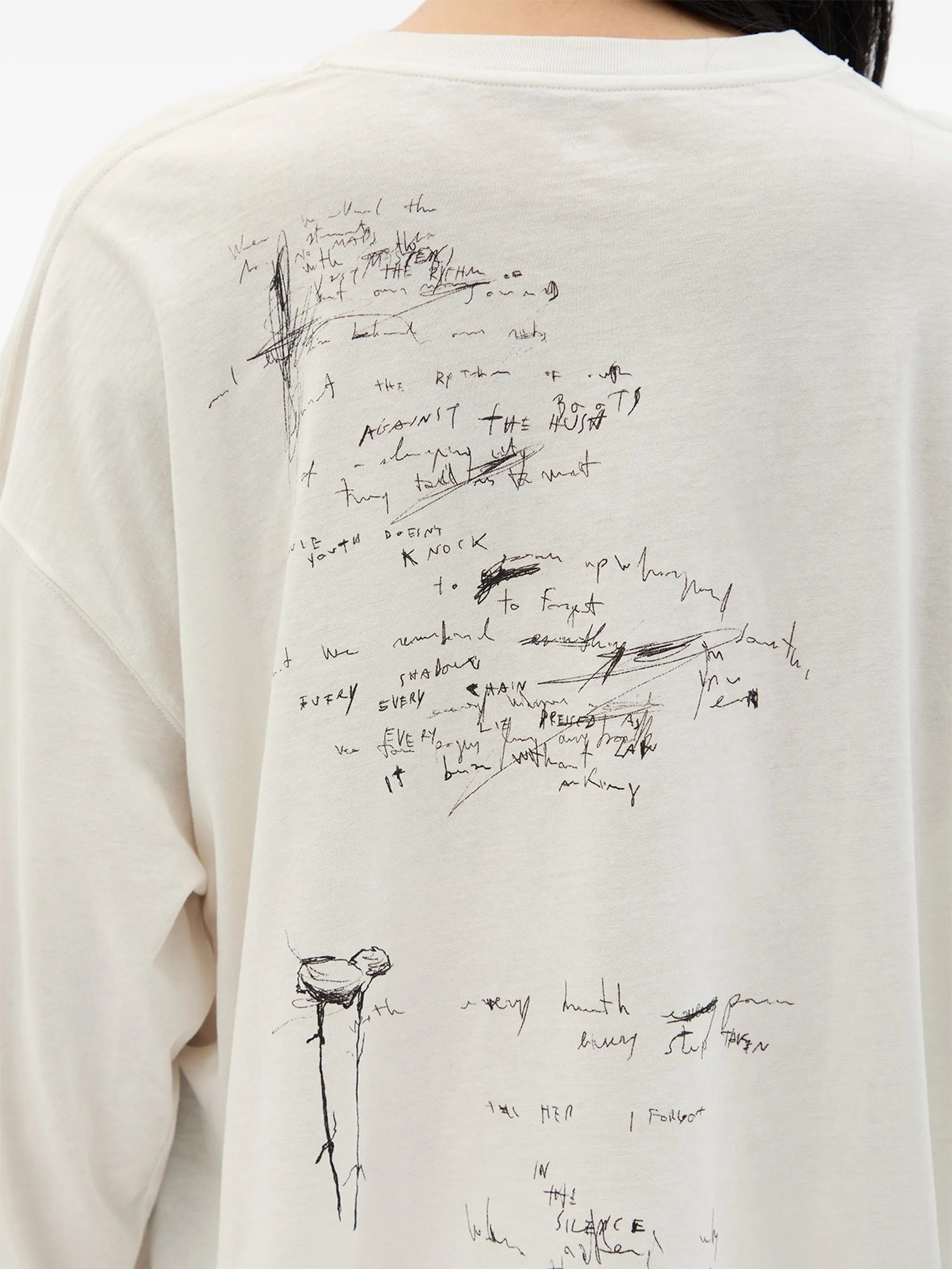 Ann Demeulemeester T-SHIRT Bianco