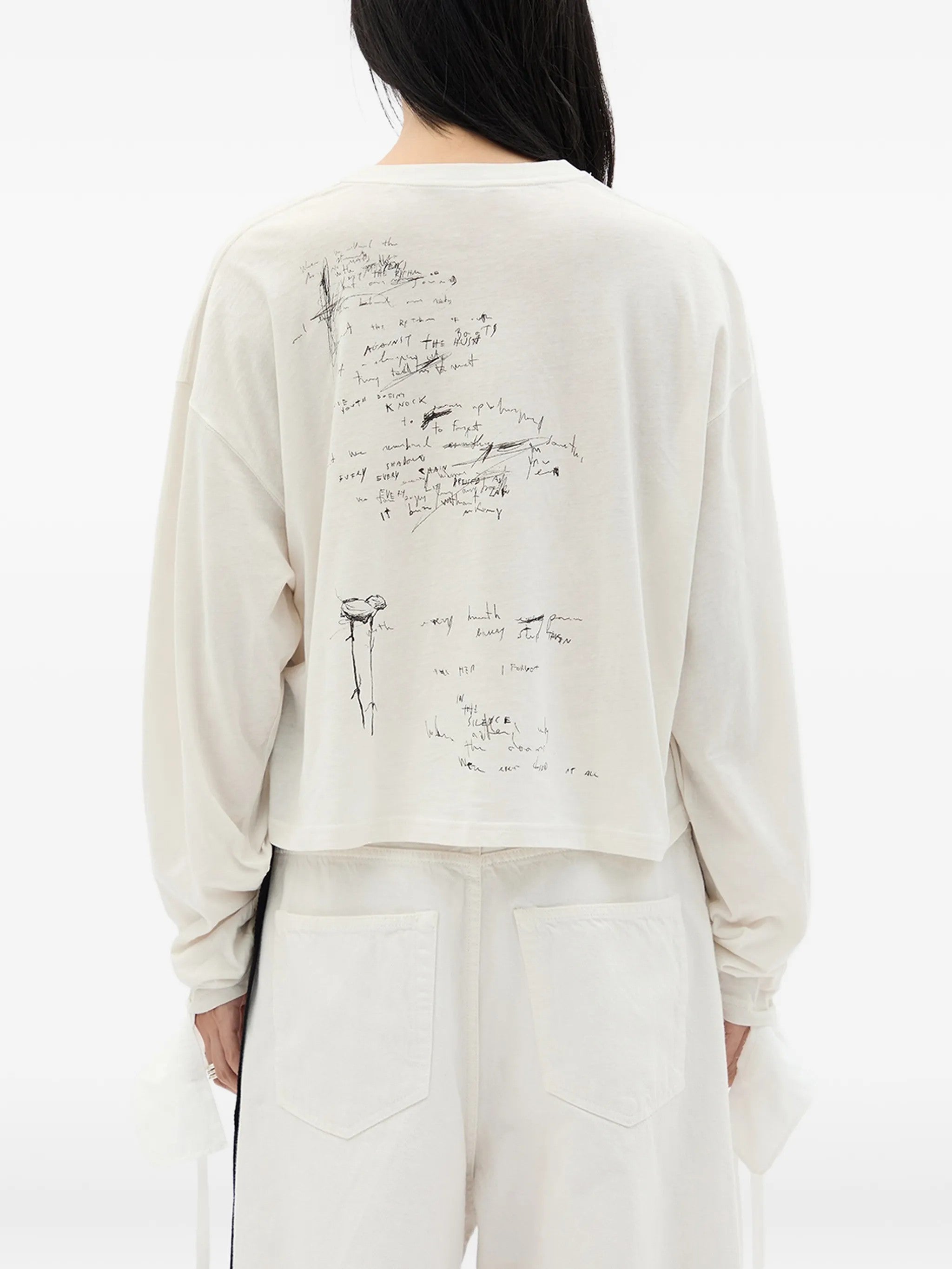 Ann Demeulemeester T-SHIRT Bianco