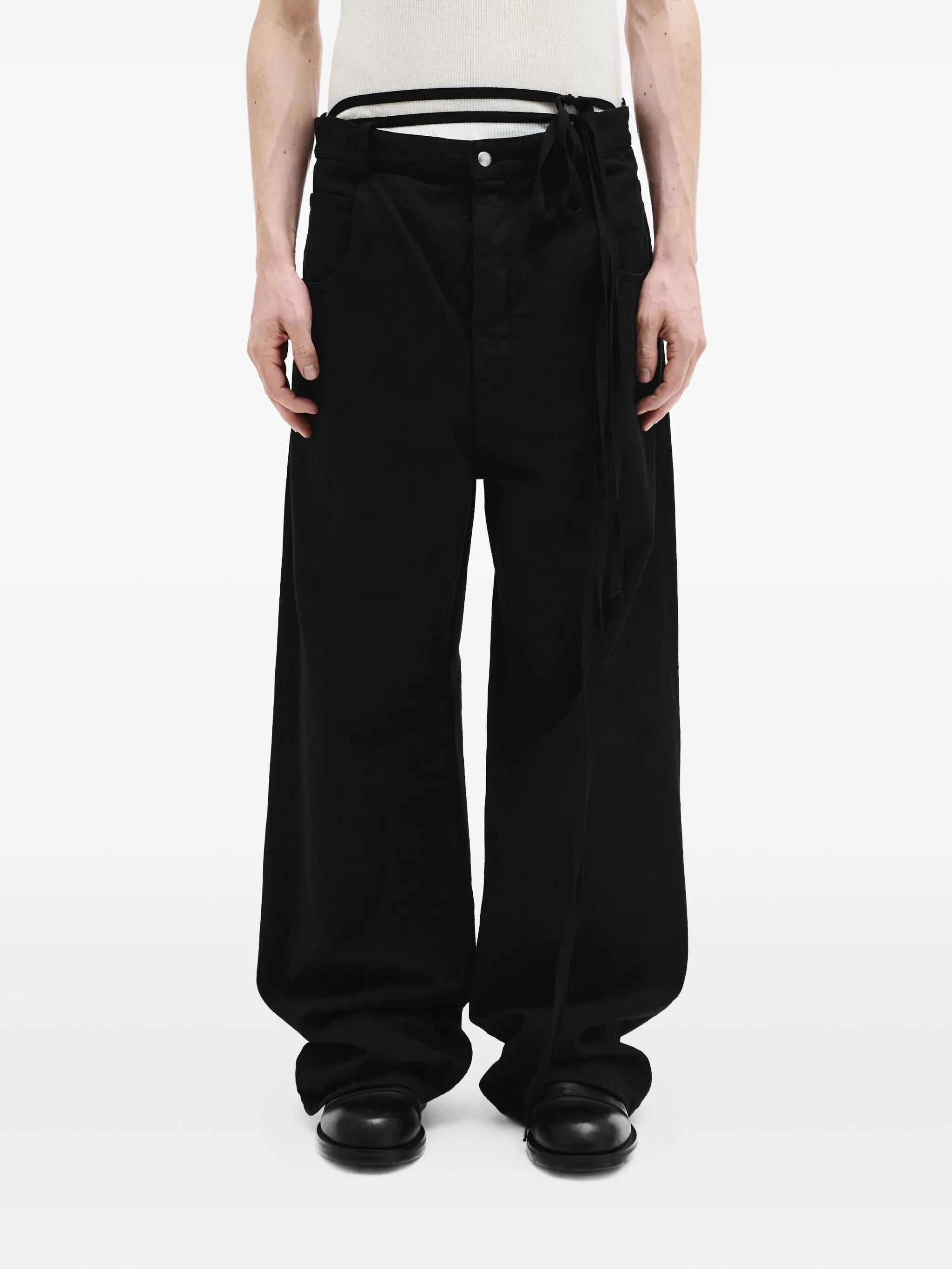 Ann Demeulemeester PANTALONI Nero