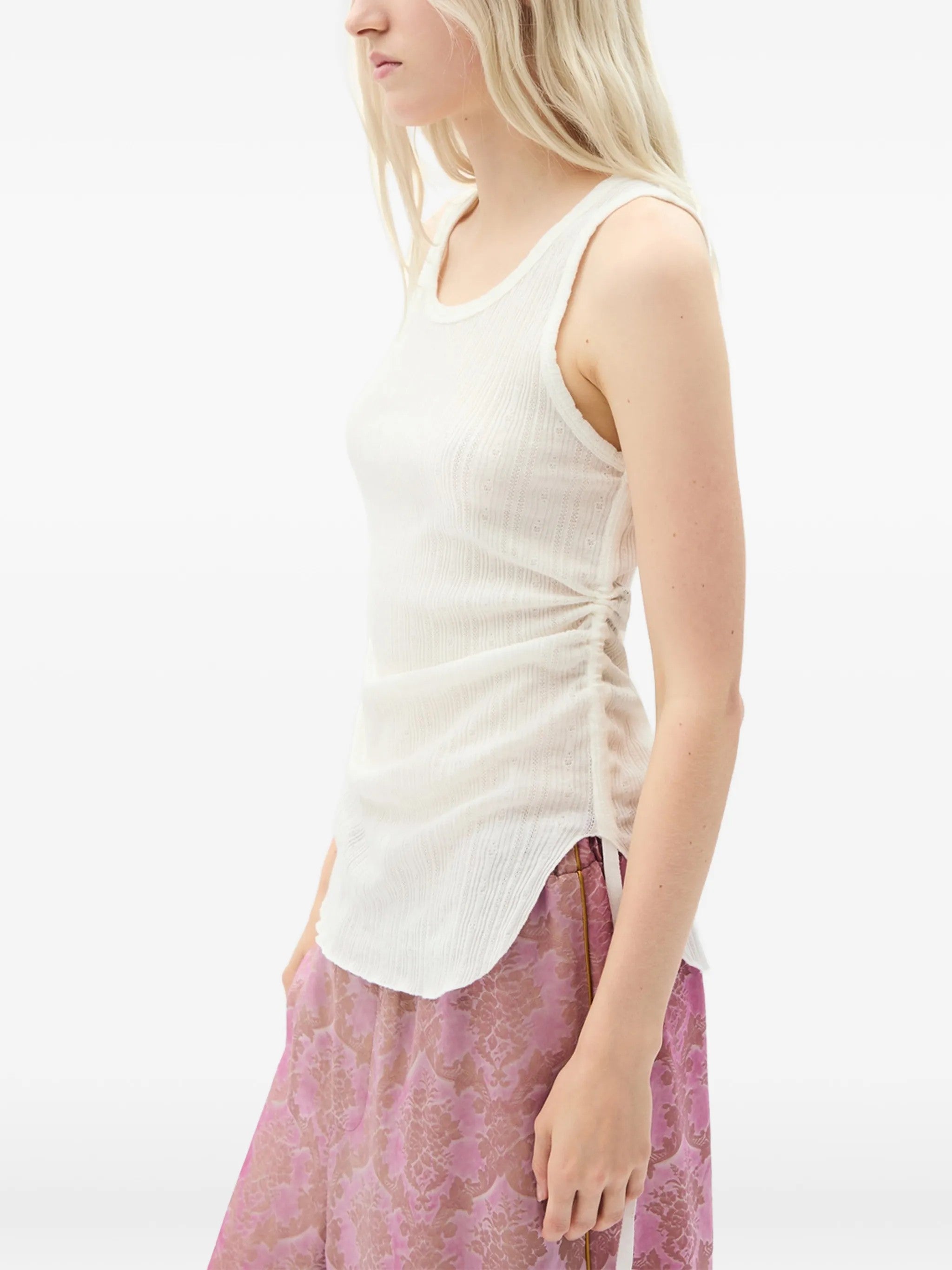 Ann Demeulemeester TOP Bianco