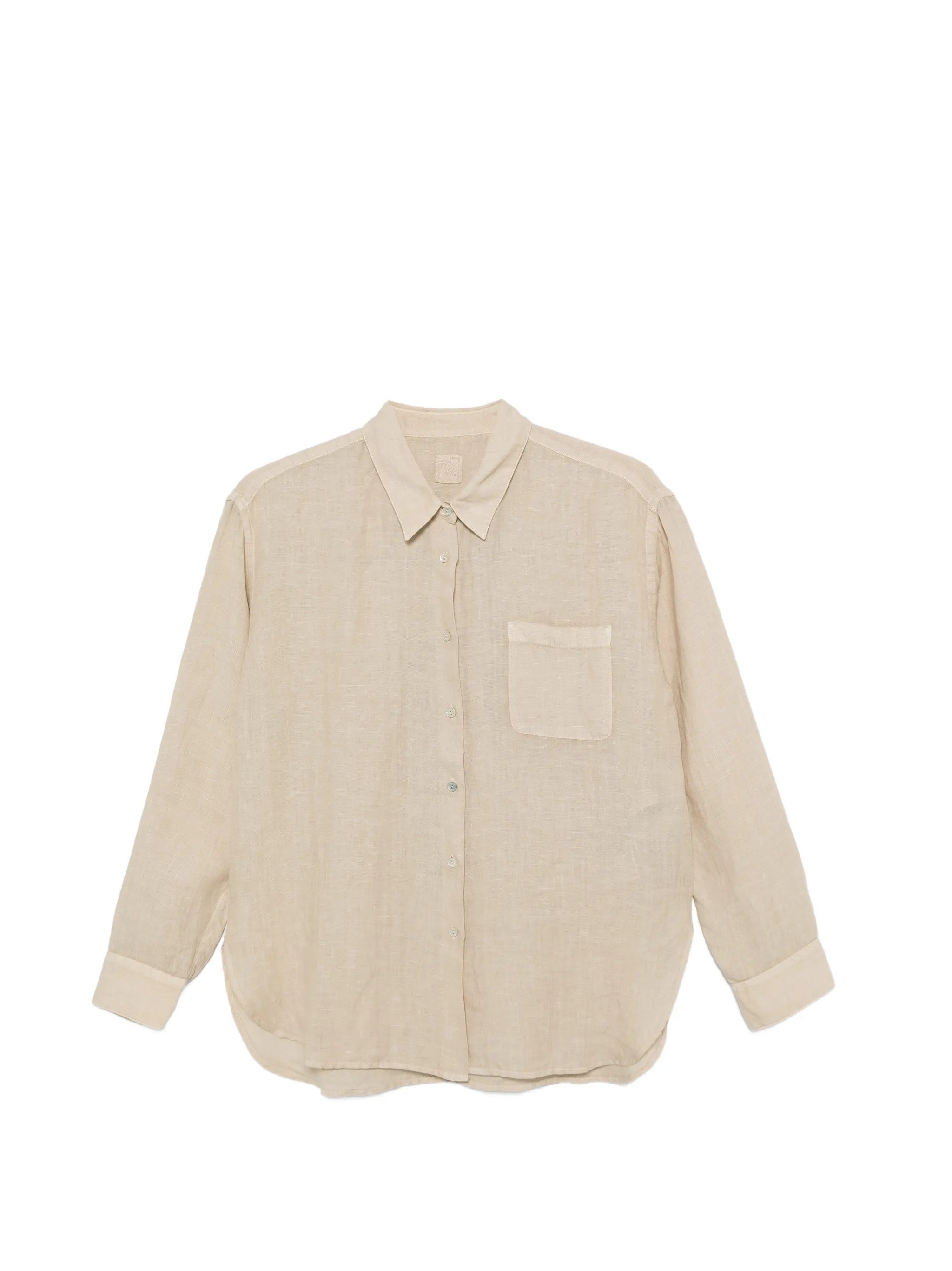 120% Lino CAMICIE Bianco