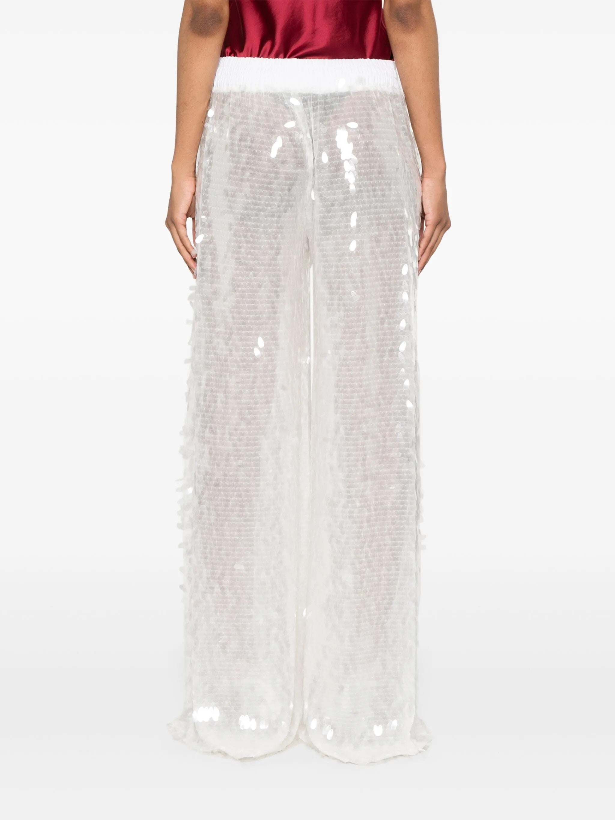 Norma Kamali PANTALONI Bianco