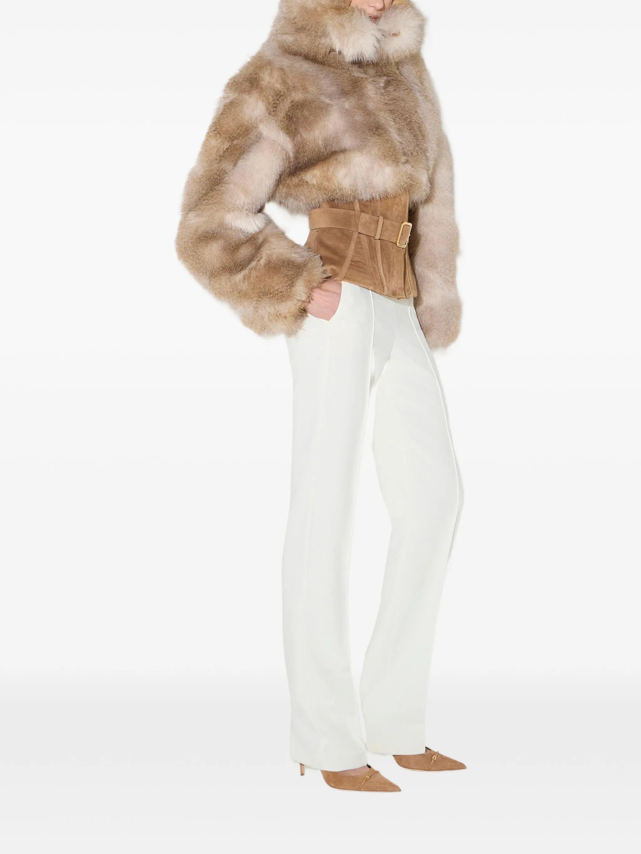 Elisabetta Franchi CAPPOTTI E PIUMINI Beige