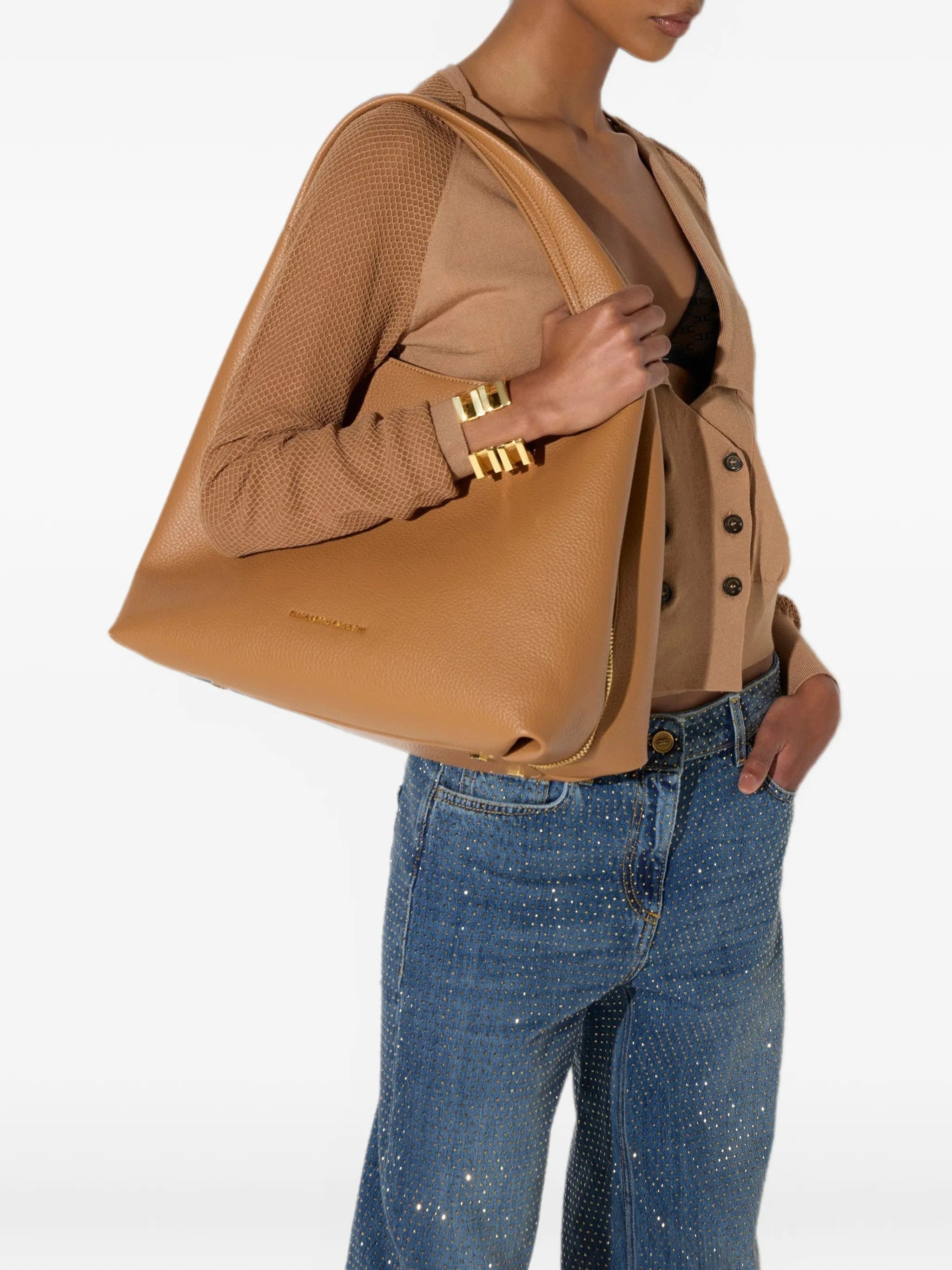 Elisabetta Franchi BORSE A MANO Beige
