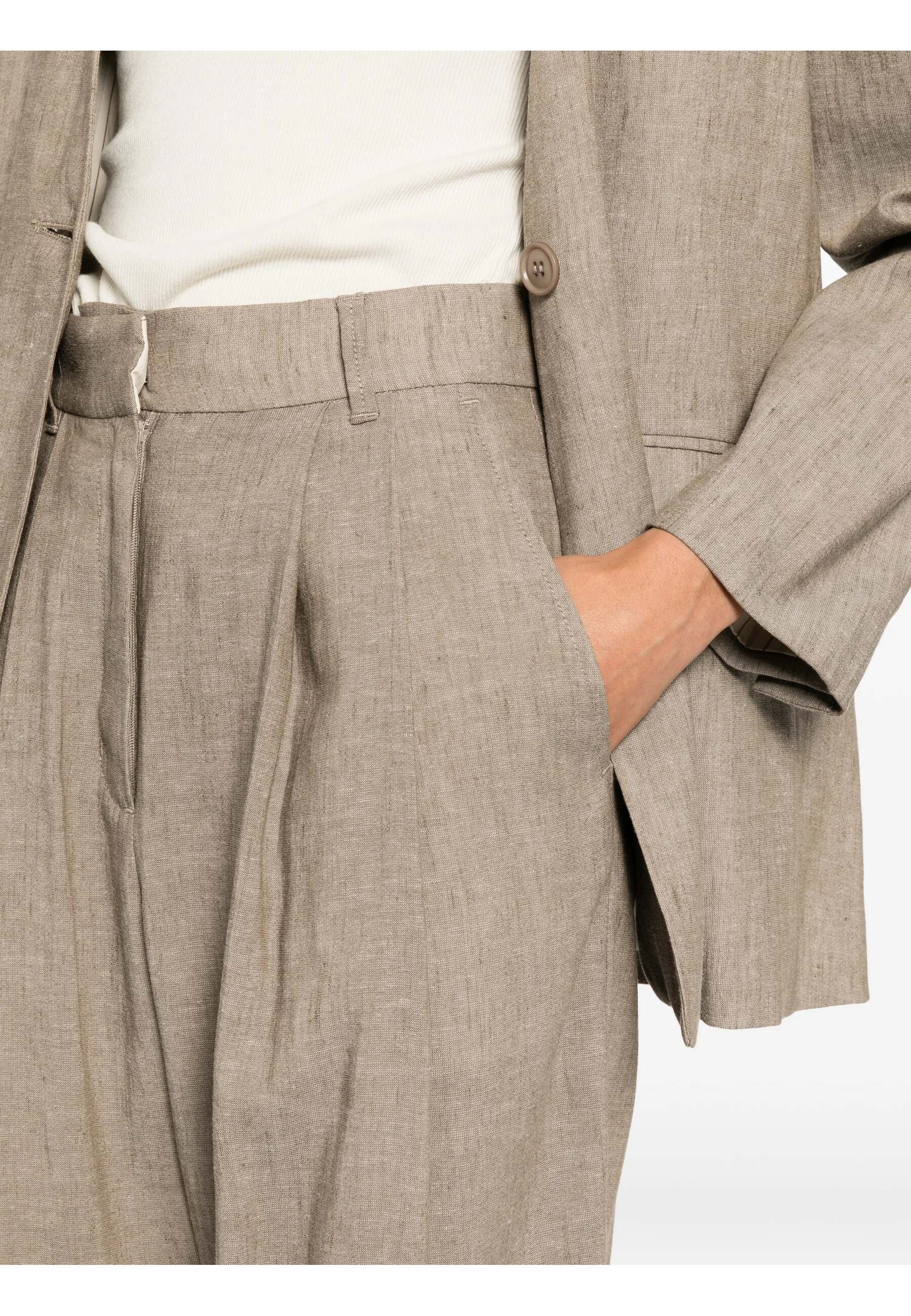 Eleh PANTALONI Marrone