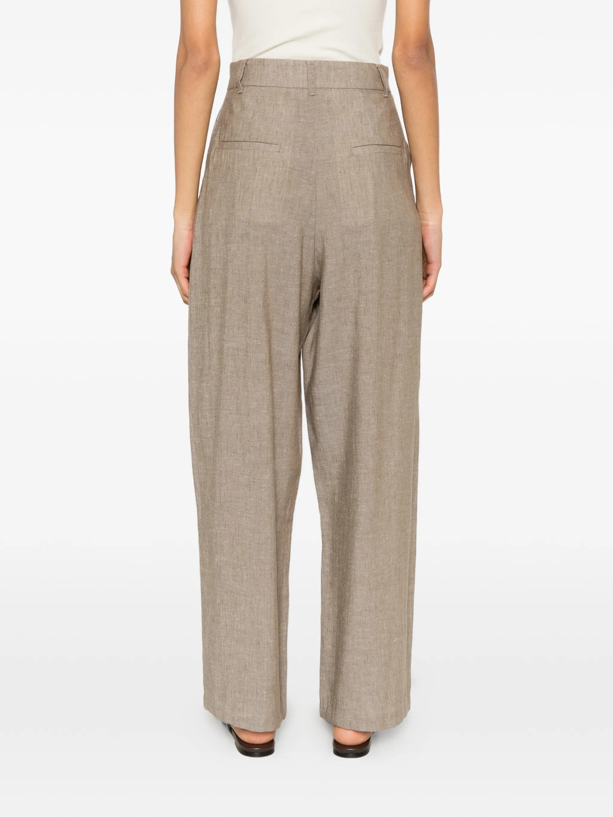 Eleh PANTALONI Marrone