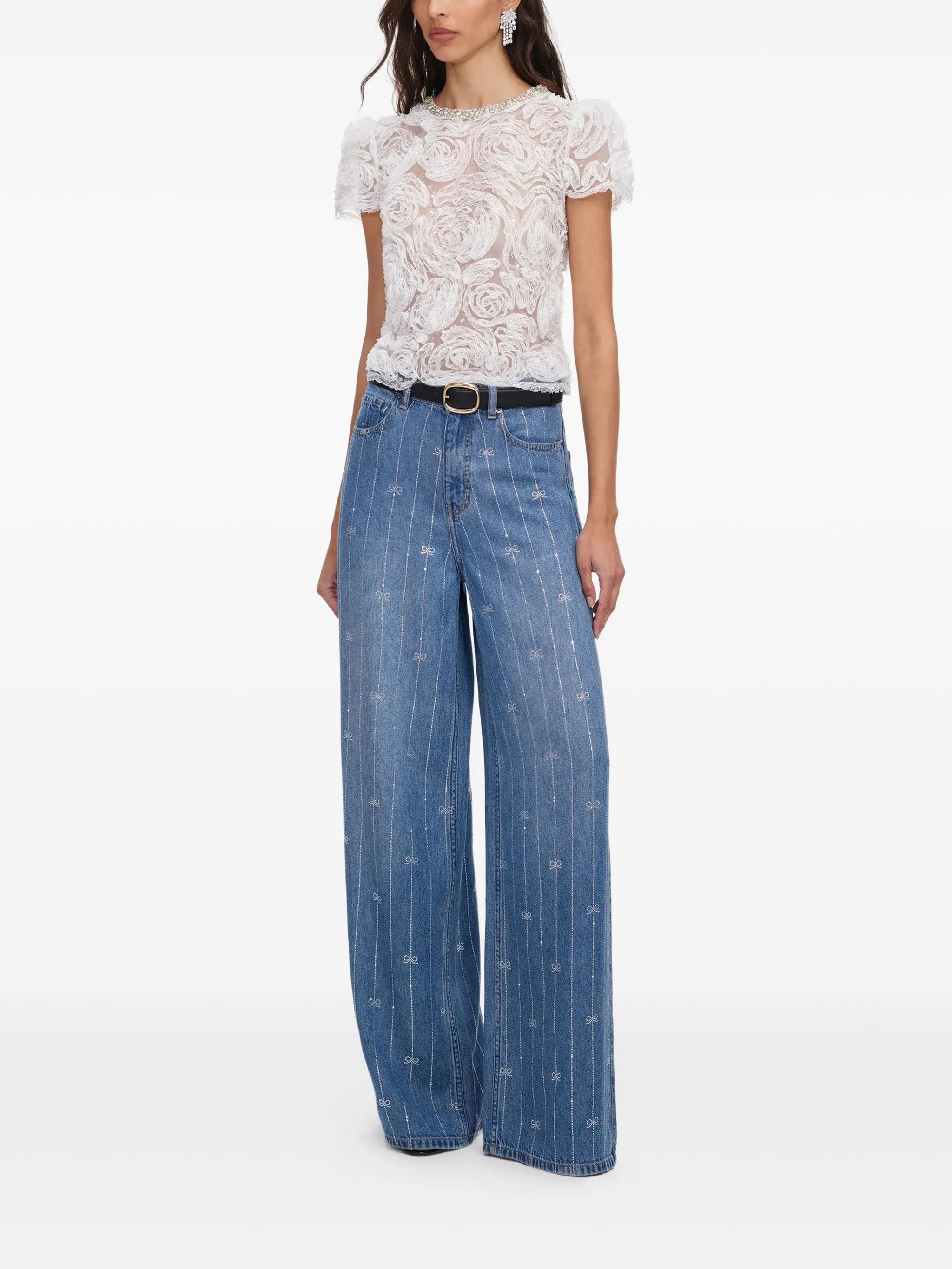 Self-portrait JEANS Blu