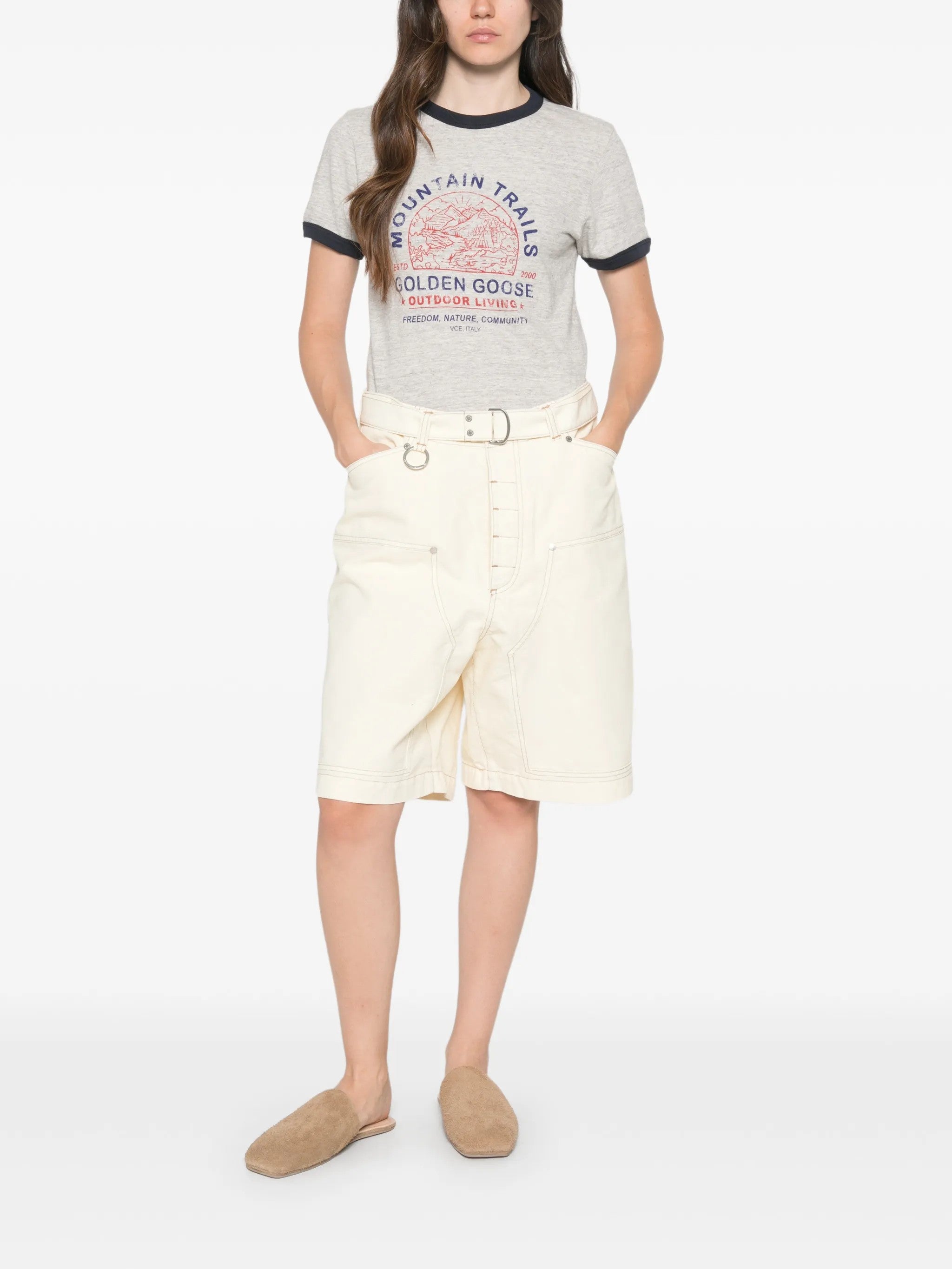 Golden Goose T-SHIRT Grigio