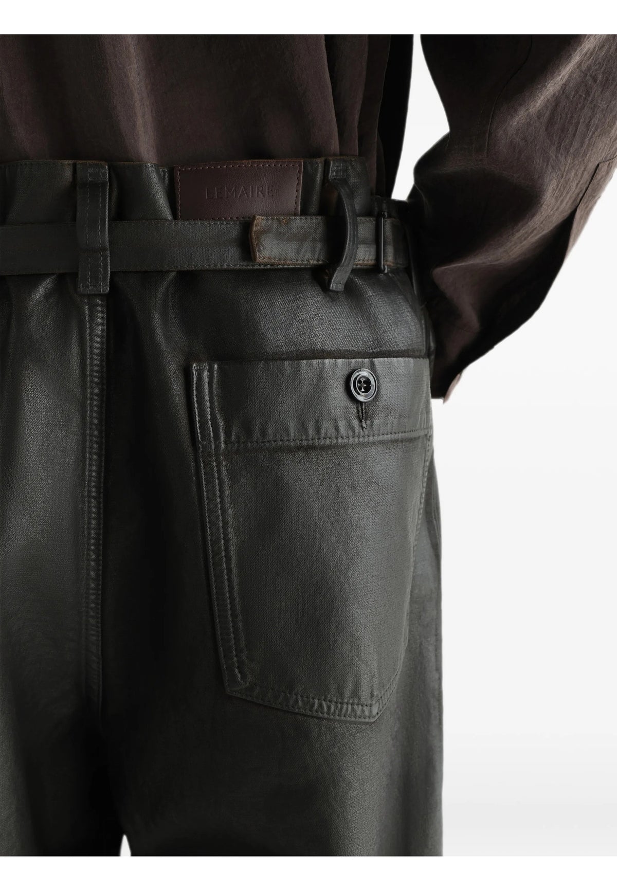 Lemaire PANTALONI Marrone
