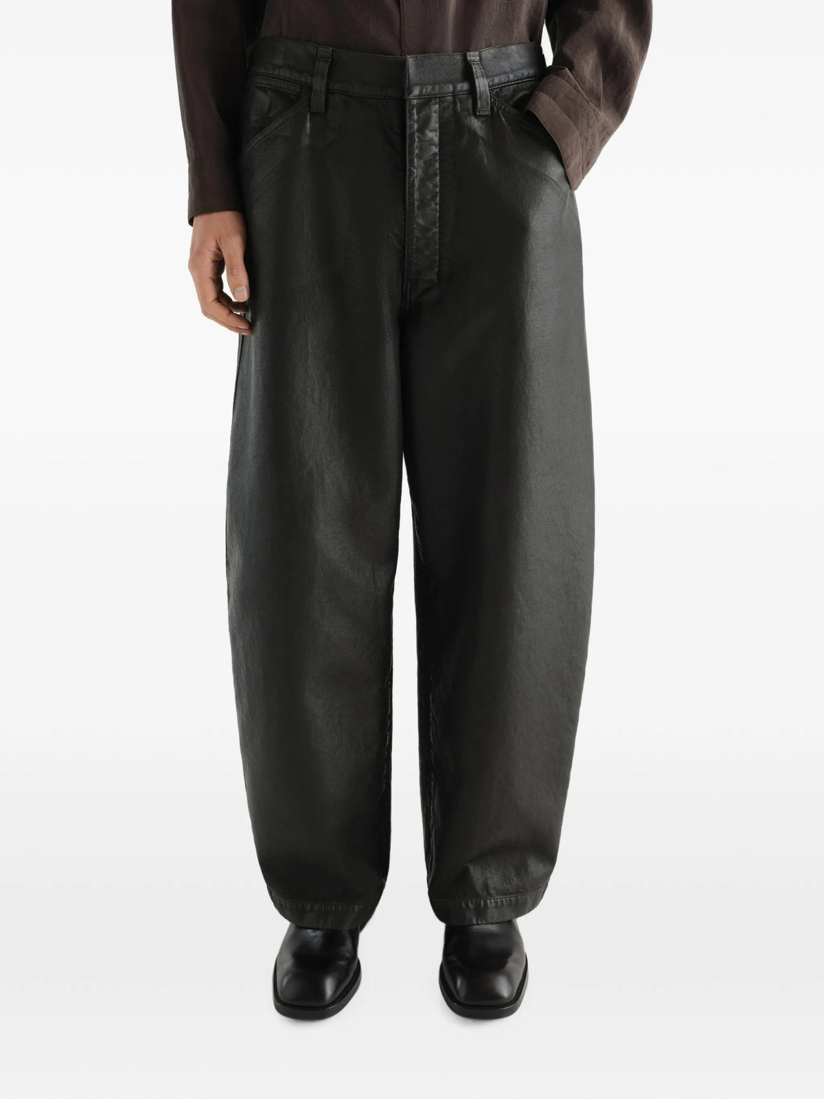 Lemaire PANTALONI Marrone