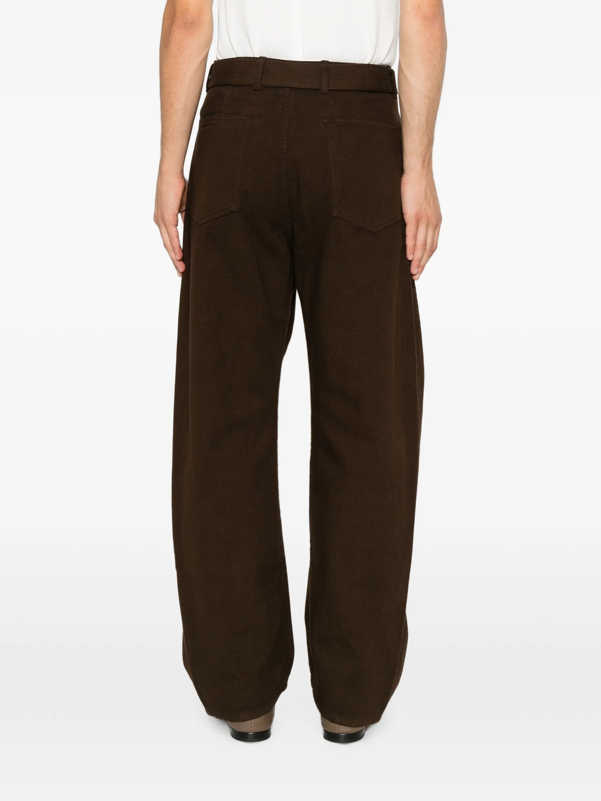 Lemaire PANTALONI Marrone