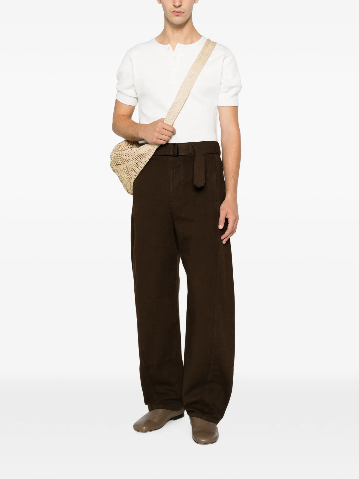 Lemaire PANTALONI Marrone