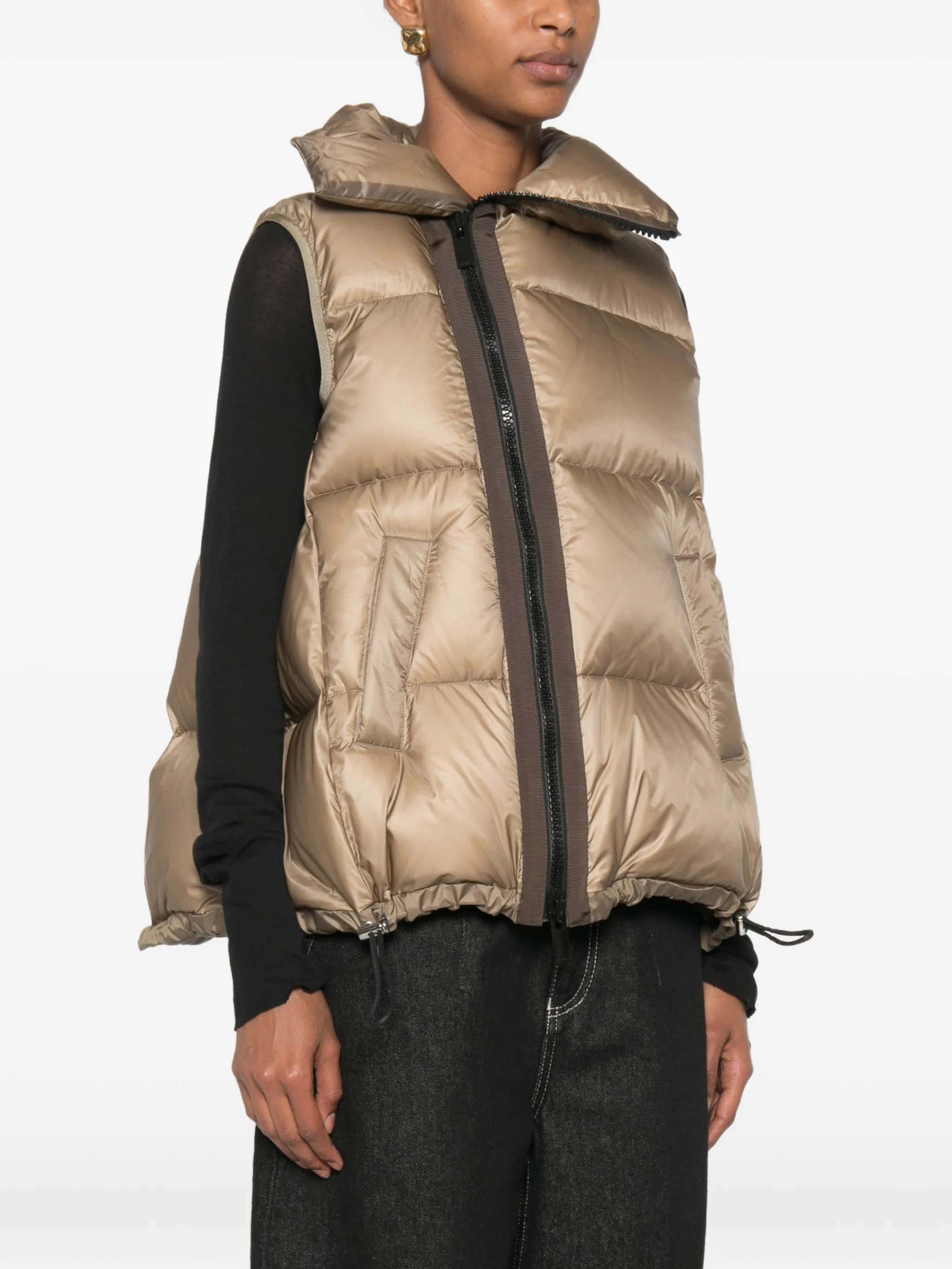 Sacai - Beige Jacket for Women - Fusco