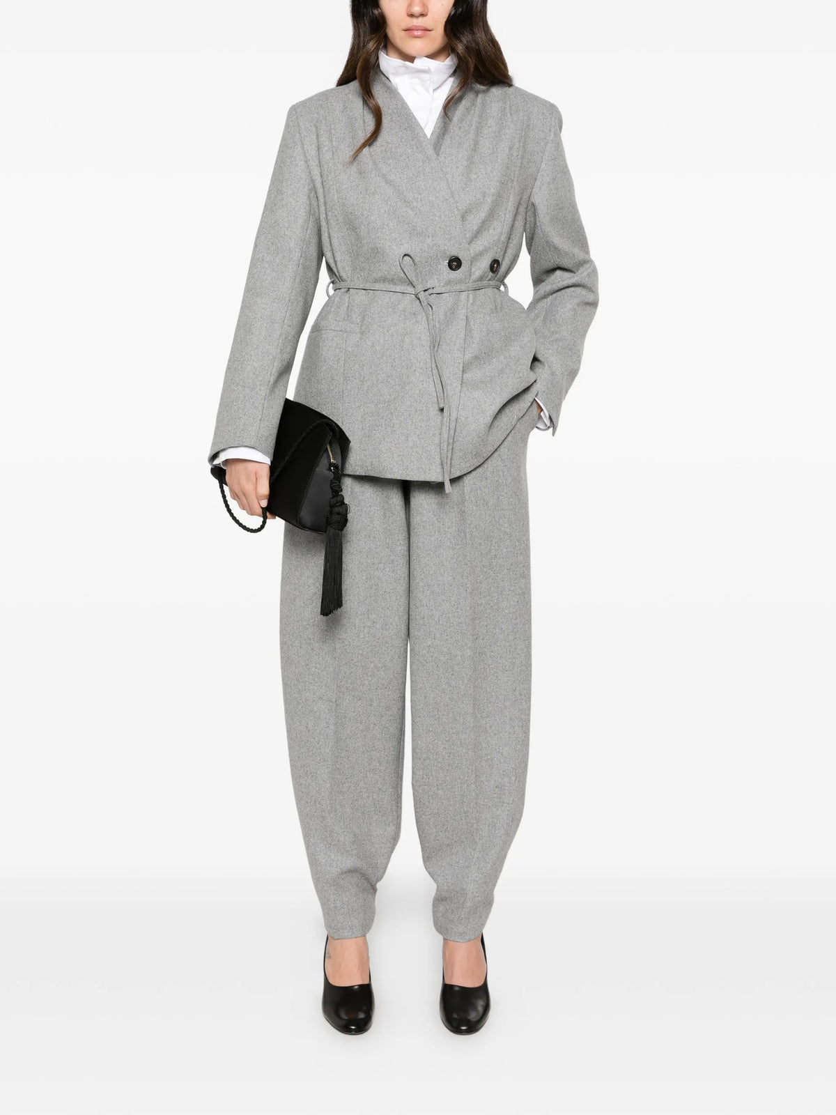 Su PANTALONI Grigio